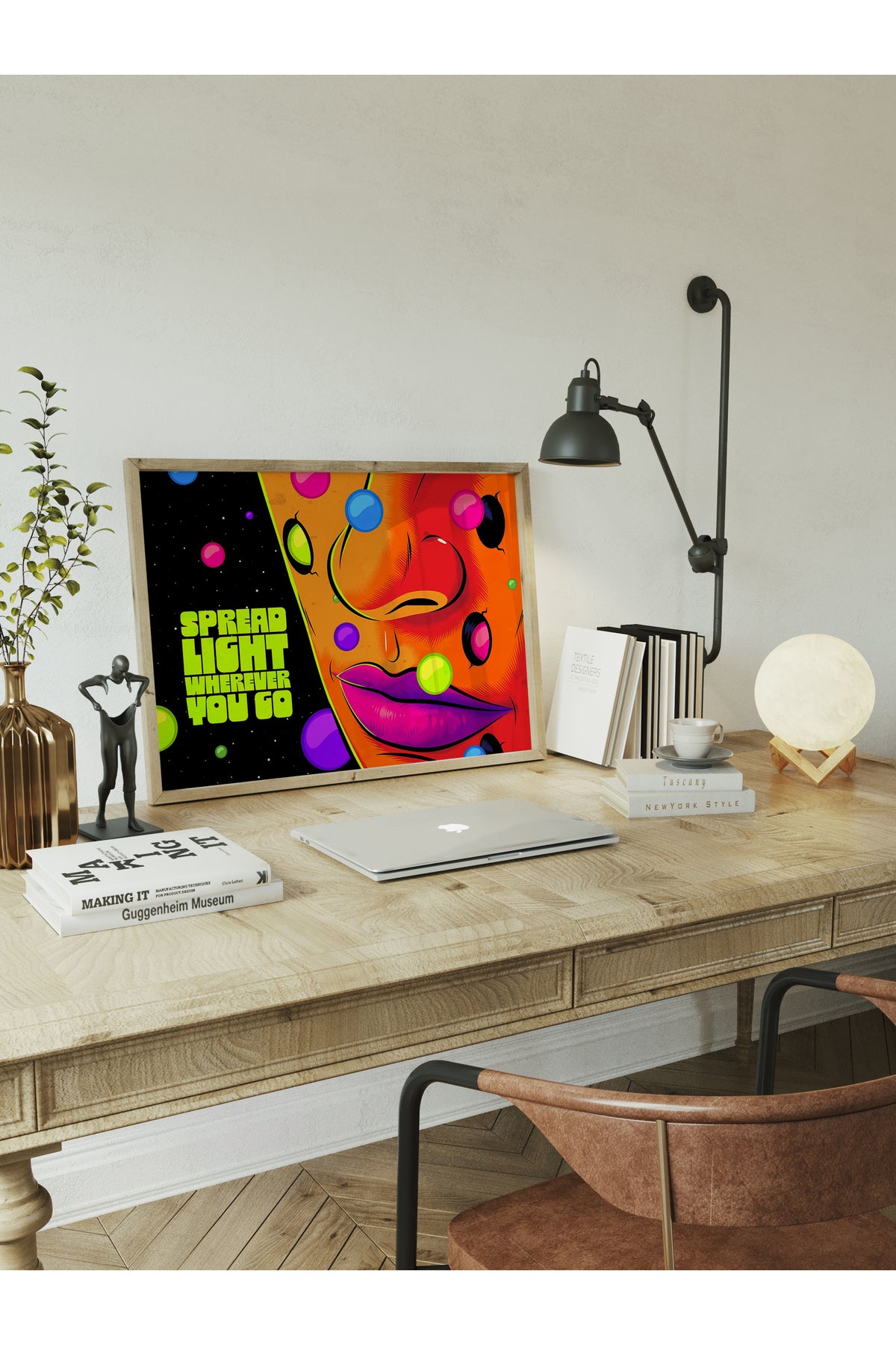 Grunge Tema Duvar Posteri, Çerçevesiz Poster, Duvar Dekoru, Çerçevesiz Tablo