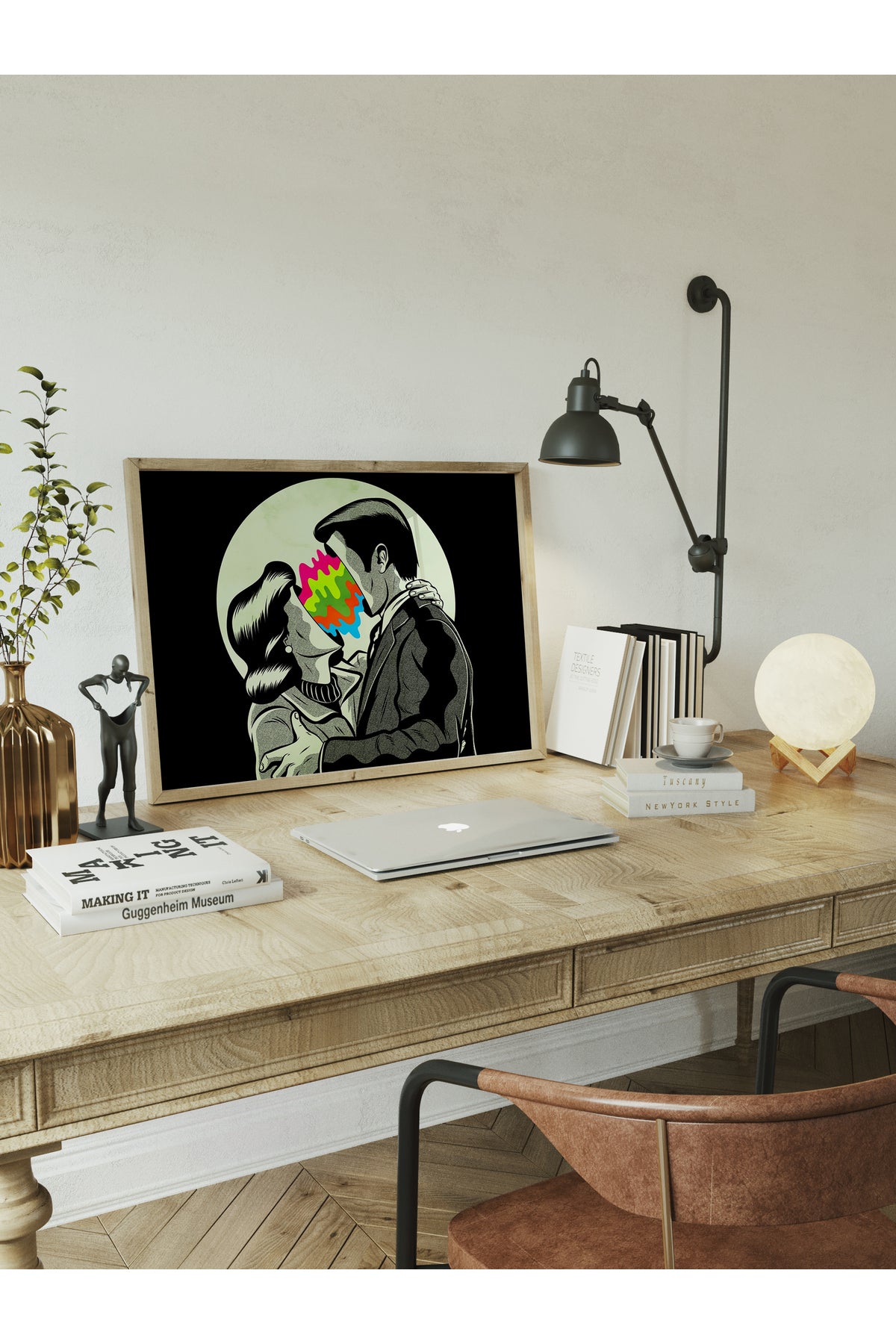 Grunge Tema Duvar Posteri, Çerçevesiz Poster, Duvar Dekoru, Çerçevesiz Tablo