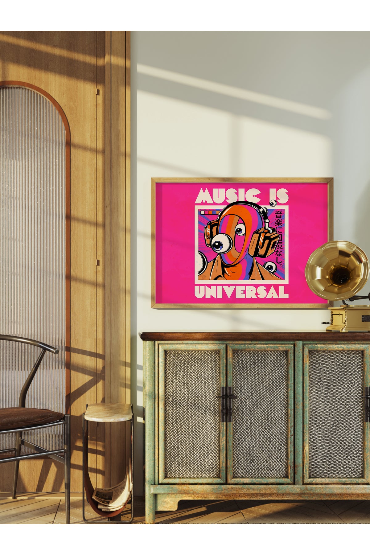 Grunge Tema Duvar Posteri, Çerçevesiz Poster, Duvar Dekoru, Çerçevesiz Tablo