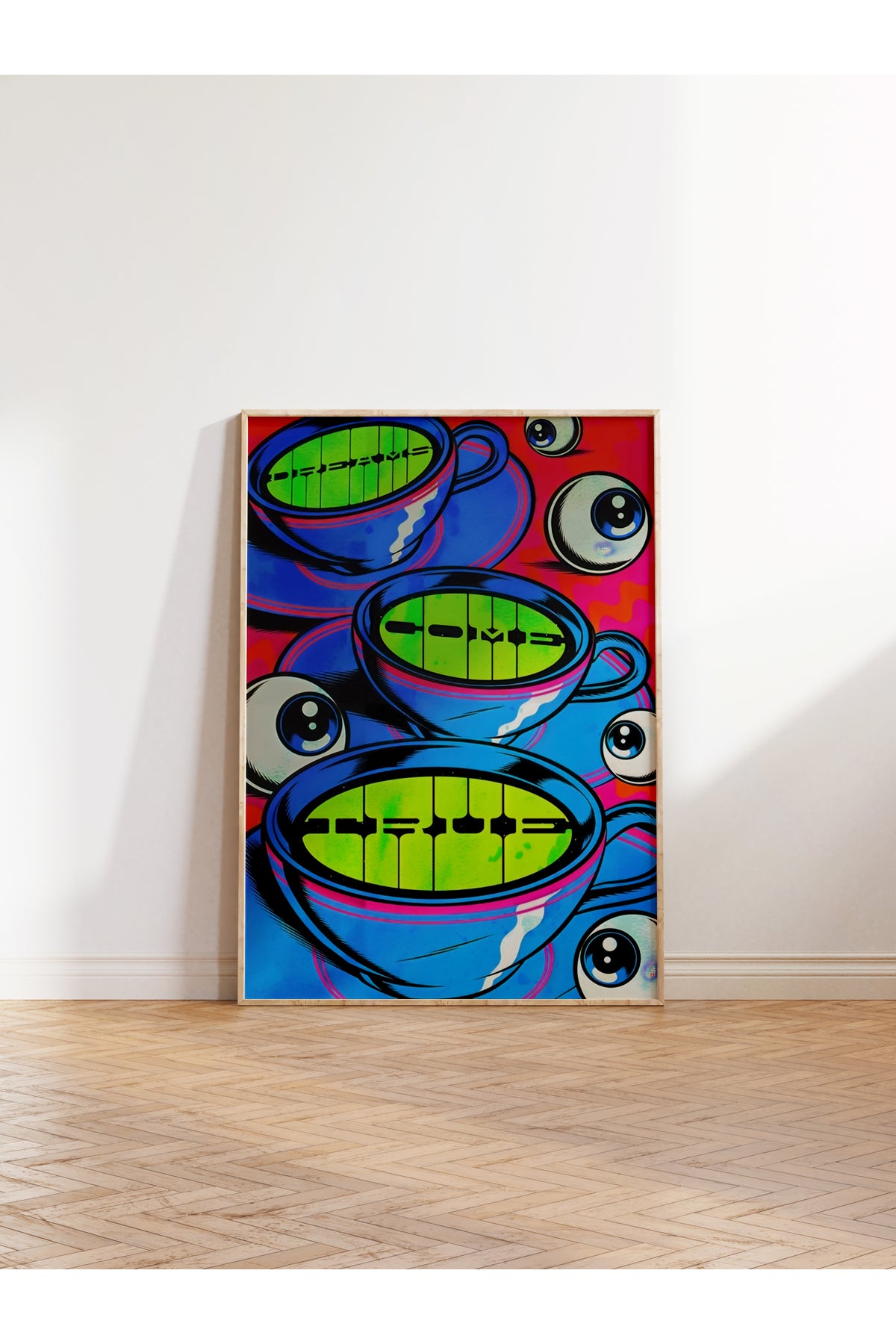 Grunge Tema Duvar Posteri, Çerçevesiz Poster, Duvar Dekoru, Çerçevesiz Tablo