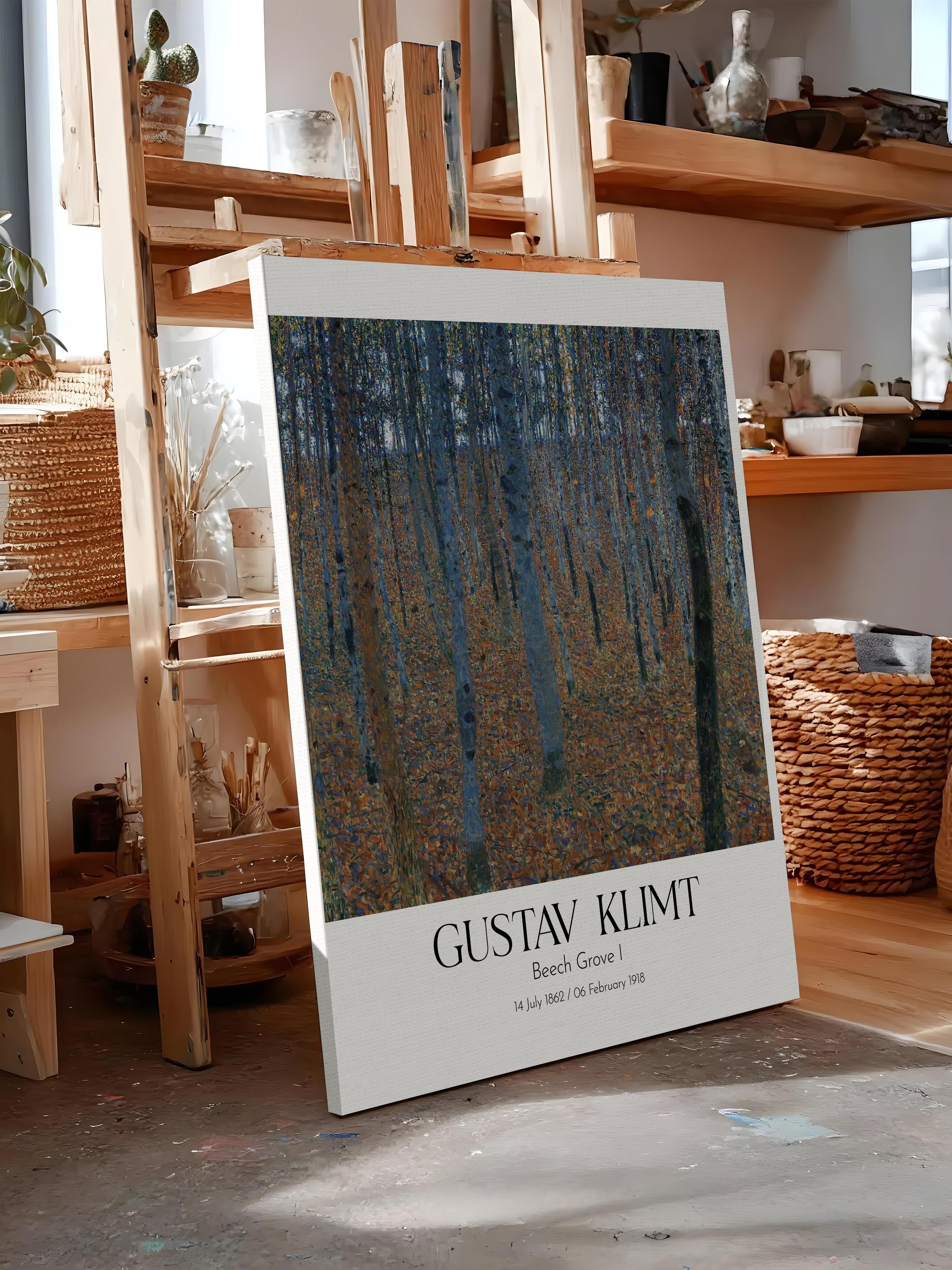 Gustav Klimt - Beech Grove I, Kanvas Tablo, Sanat Serisi NO:111988