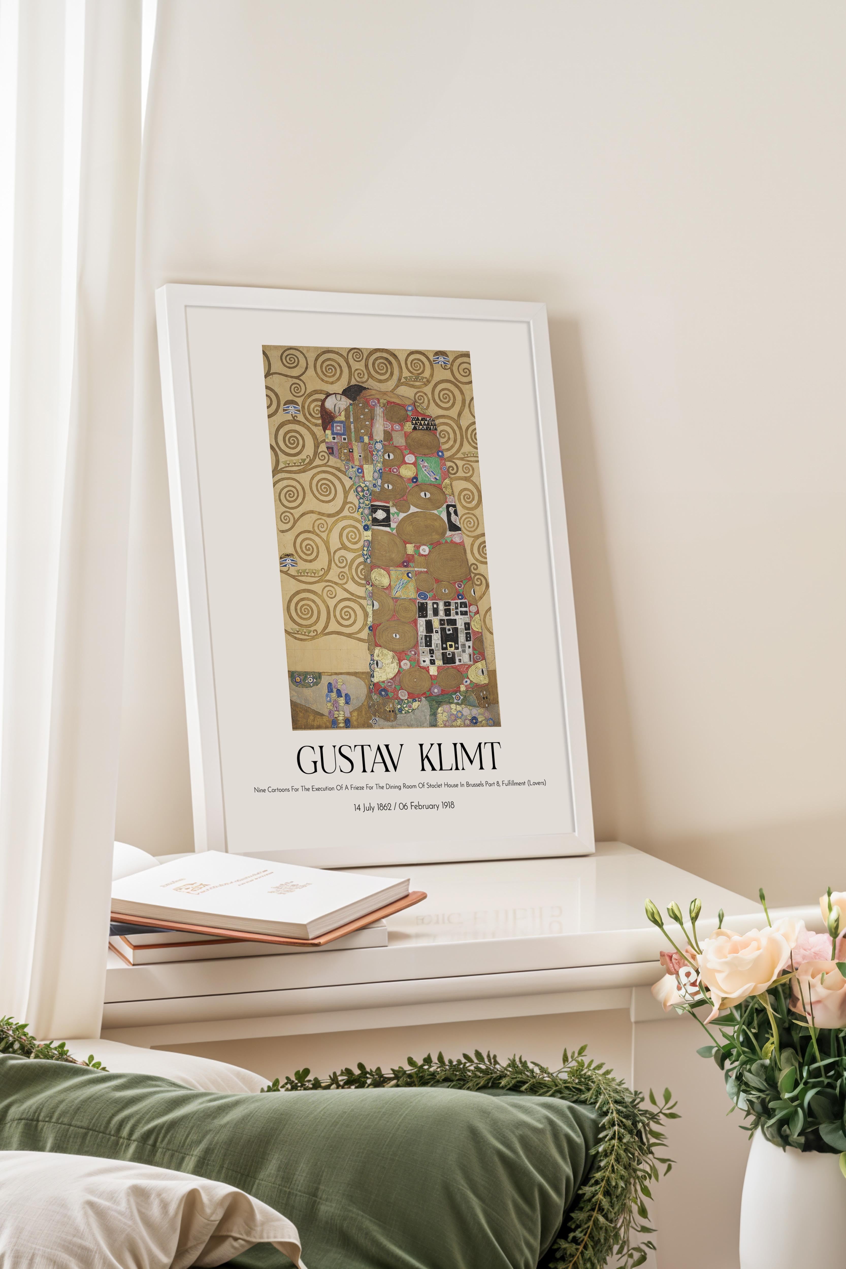 Gustav Klimt, Beyaz Çerçeveli Tablo, Sanat Serisi NO:111979