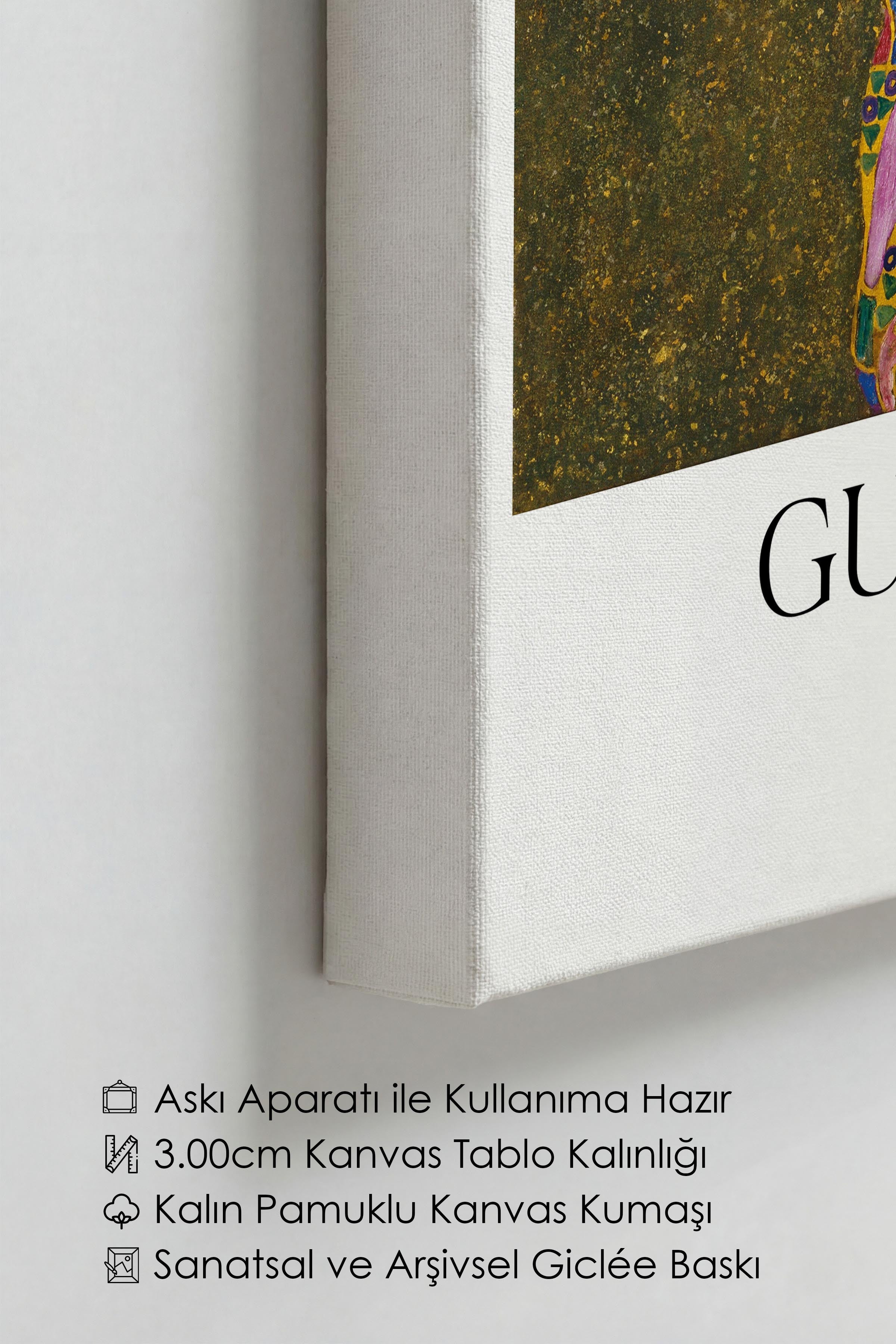 Gustav Klimt - Hope, II, Kanvas Tablo, Sanat Serisi NO:111974
