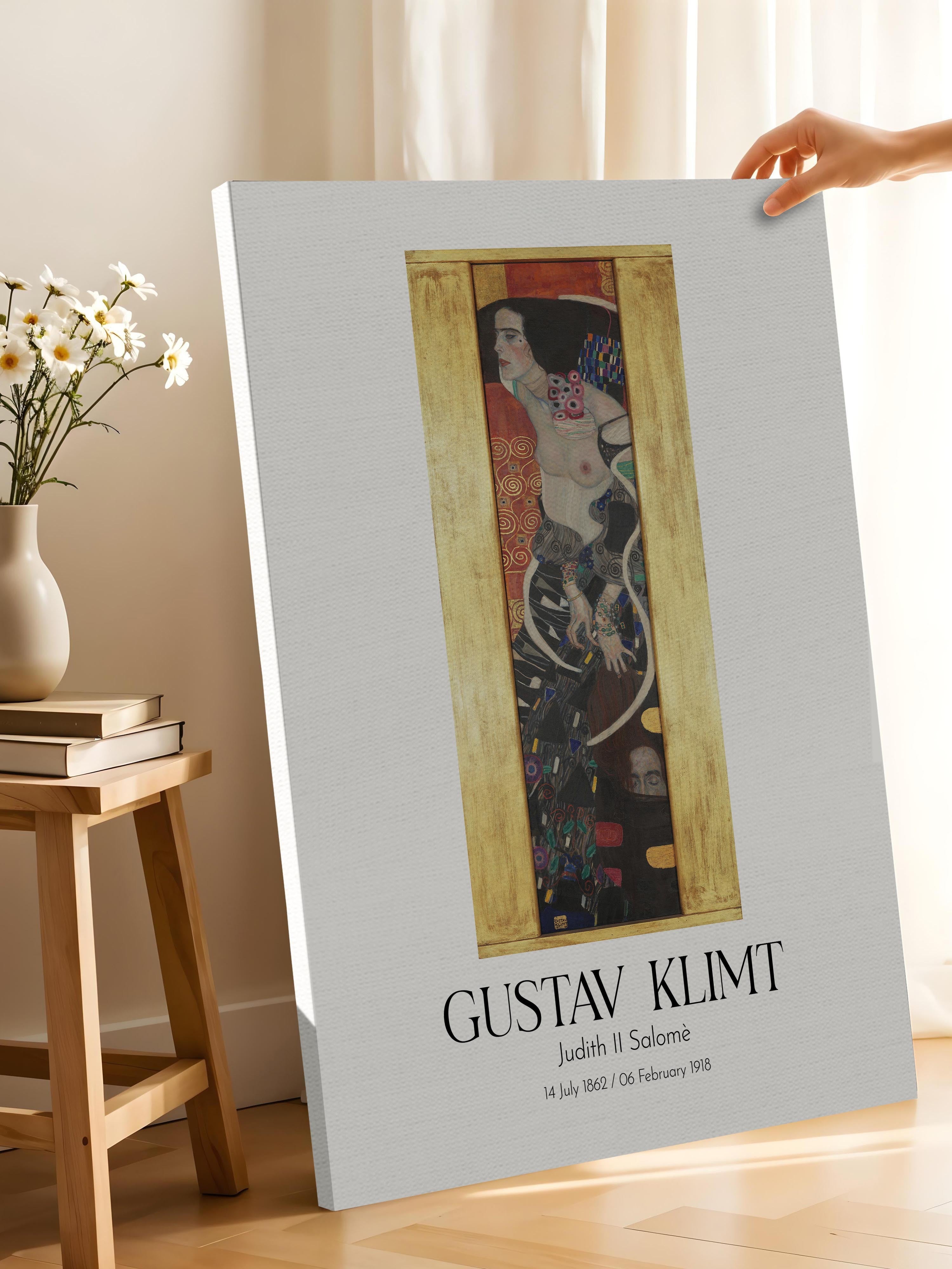Gustav Klimt - Judith Iı Salomè, Kanvas Tablo, Sanat Serisi NO:111975
