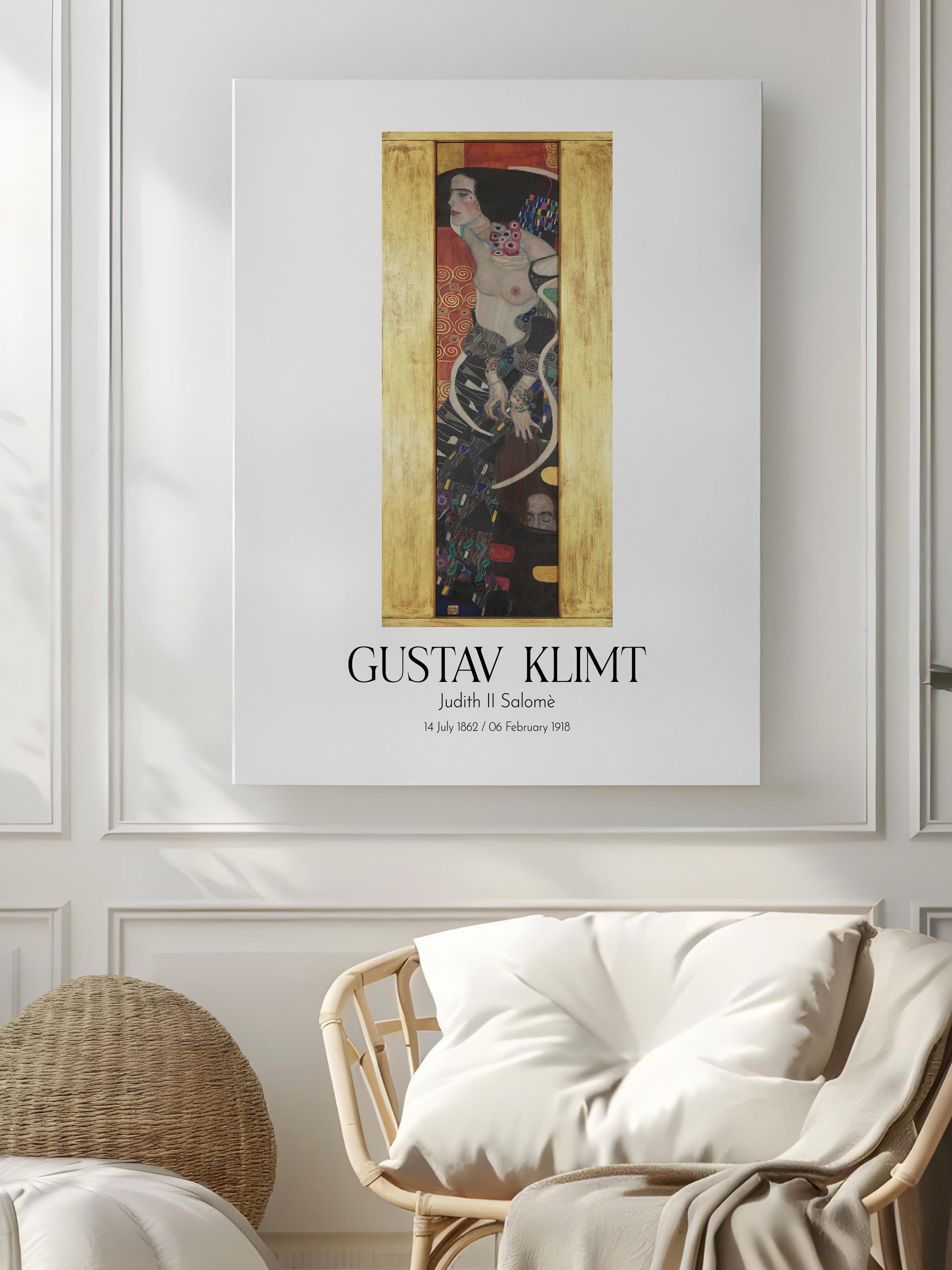 Gustav Klimt - Judith Iı Salomè, Kanvas Tablo, Sanat Serisi NO:111975