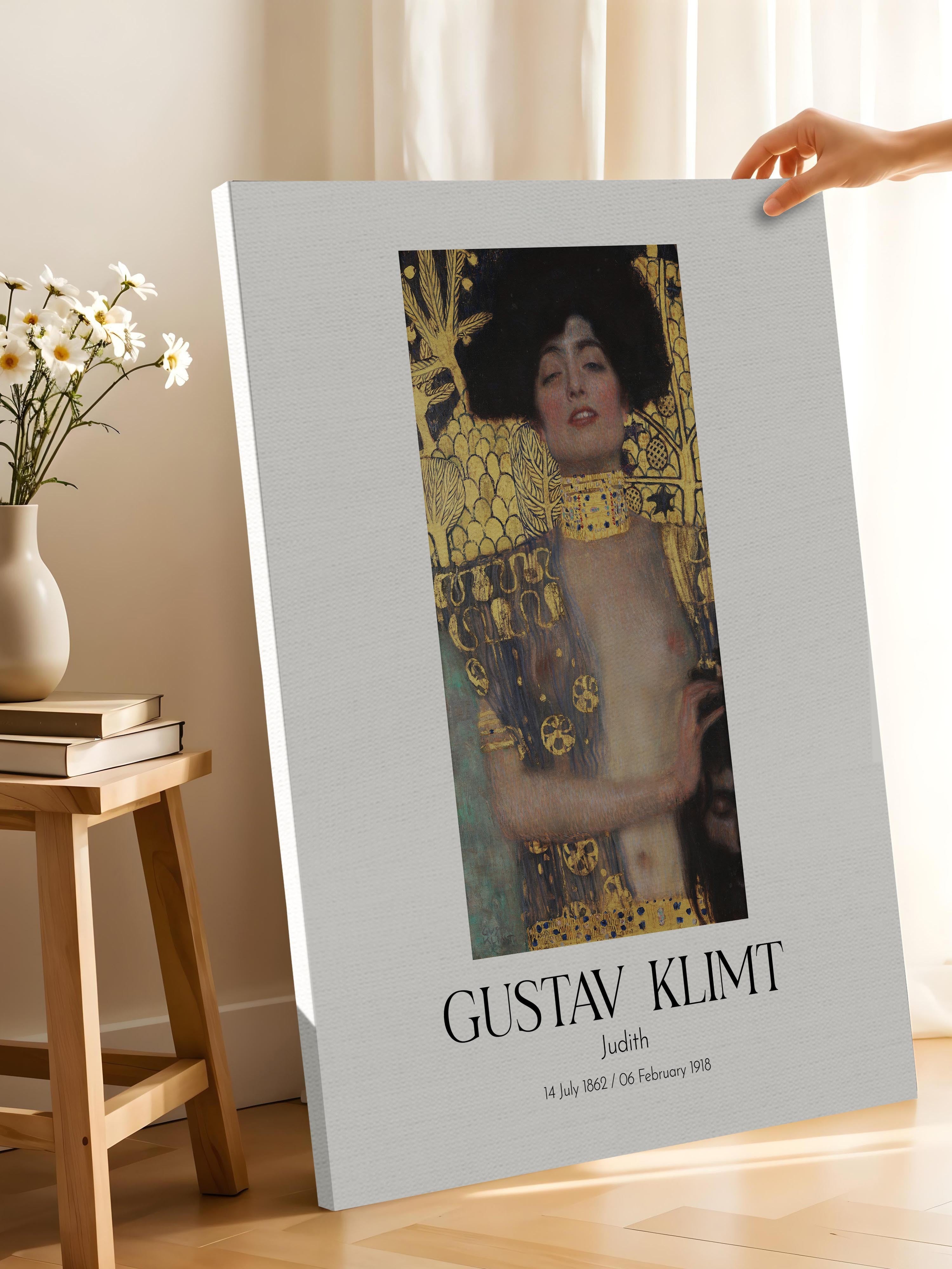 Gustav Klimt - Judith, Kanvas Tablo, Sanat Serisi NO:111976