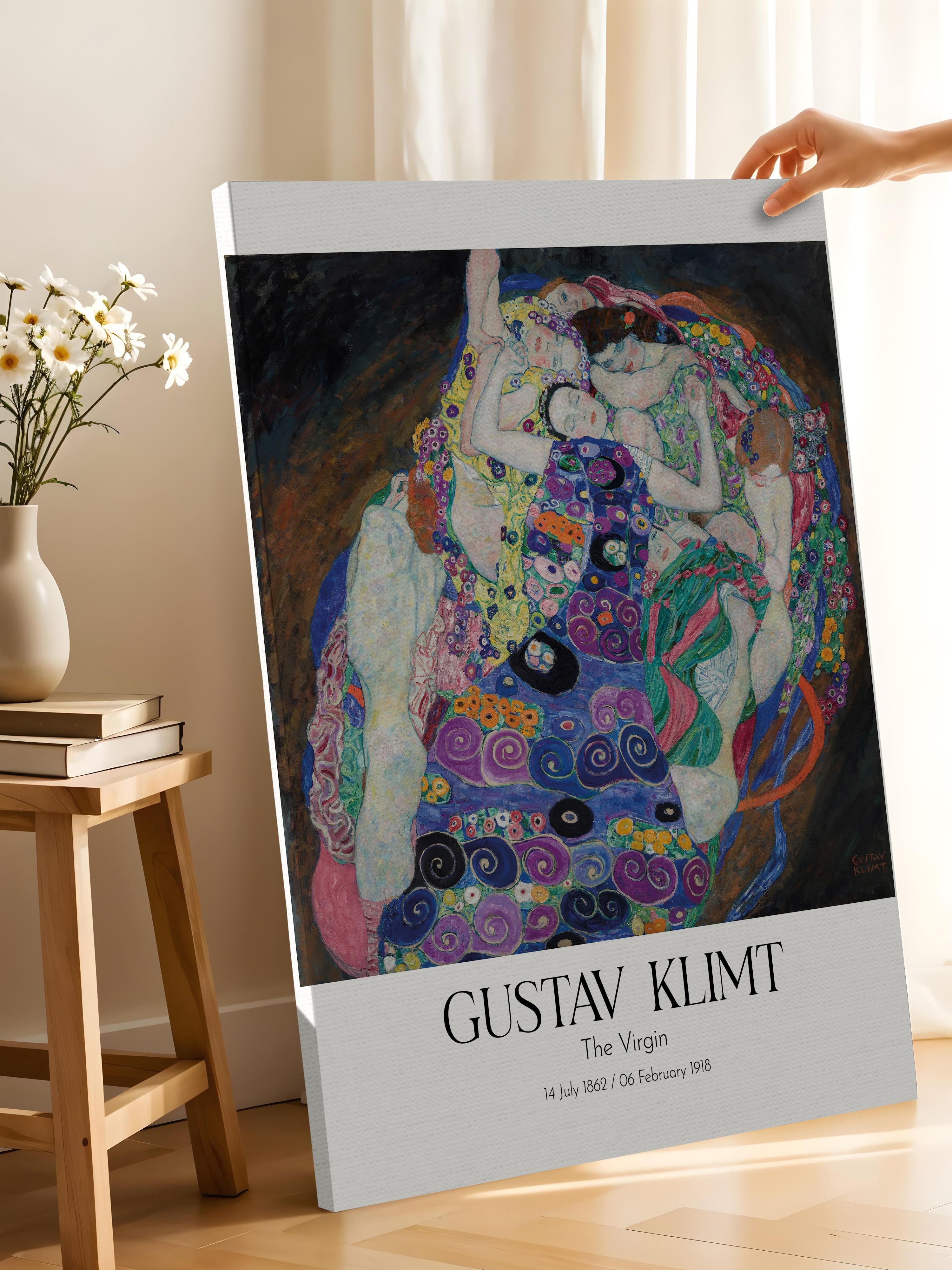 Gustav Klimt - The Virgin, Kanvas Tablo, Sanat Serisi NO:111985