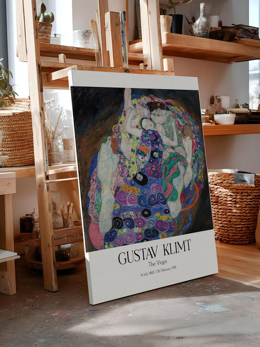 Gustav Klimt - The Virgin, Kanvas Tablo, Sanat Serisi NO:111985