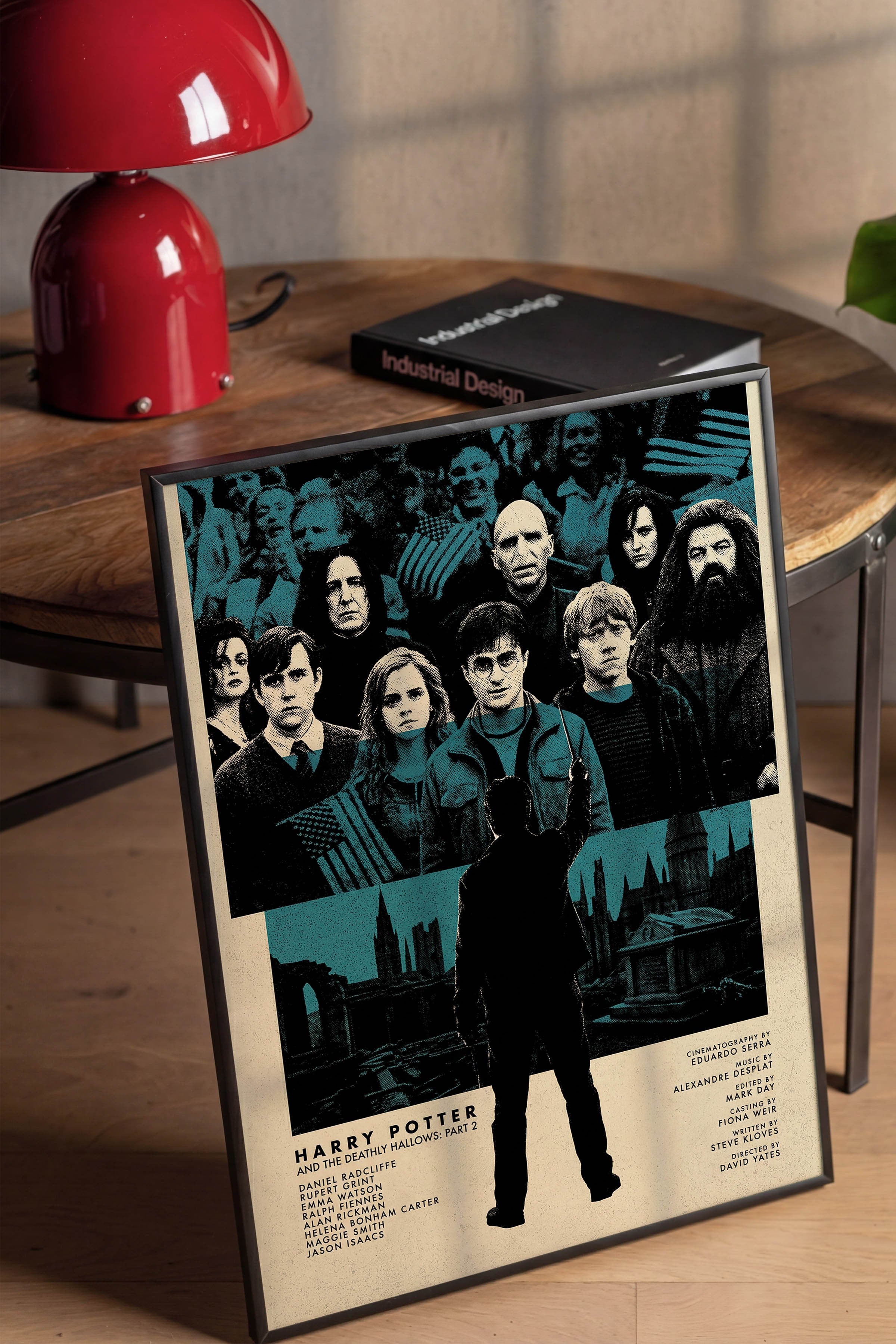 Harry Potter Siyah Çerçeveli Poster, Sinema ve Dizi Tablo, Film Dizi Afişleri NO:112807