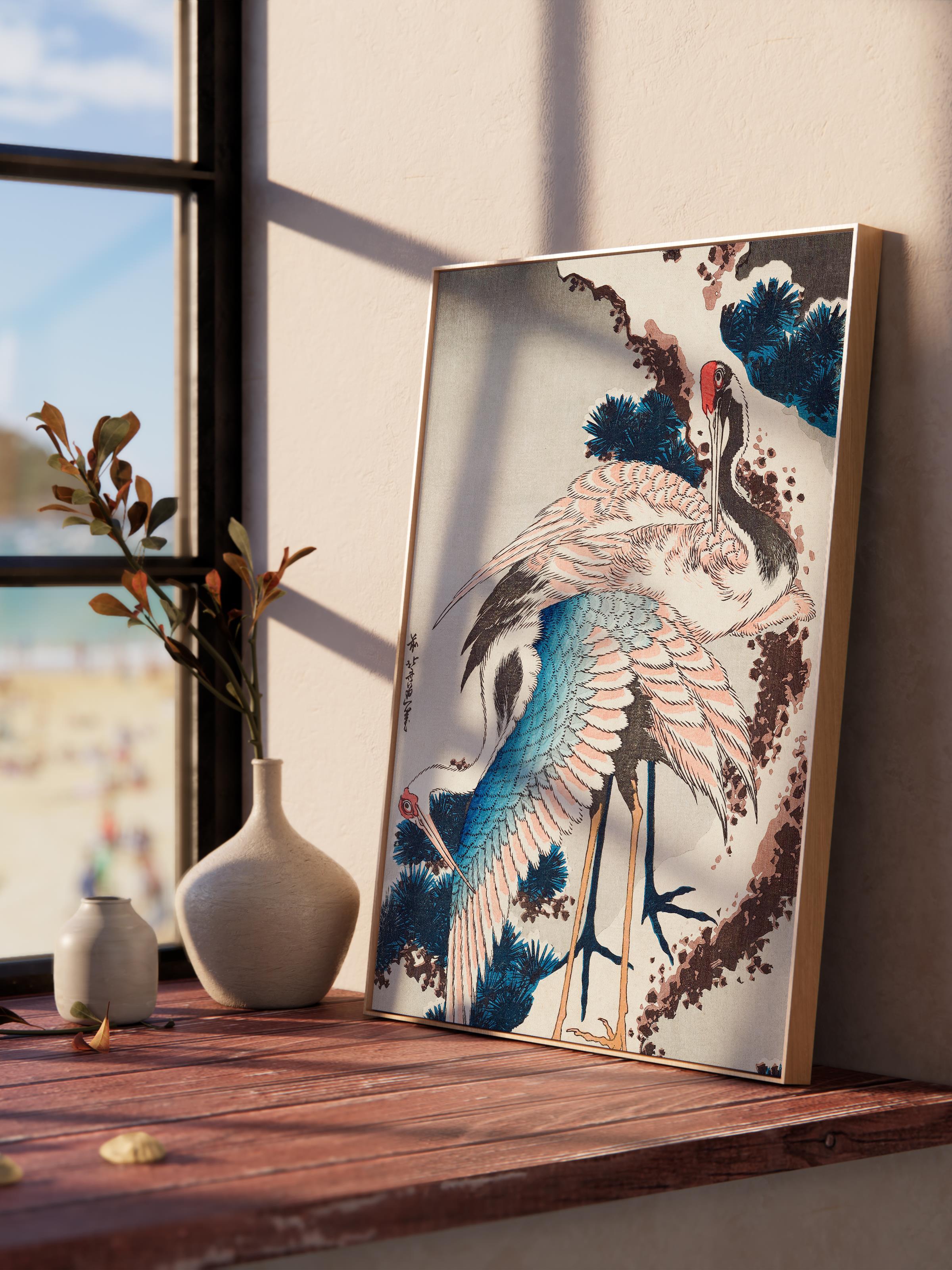 Hokusai Katsushika Poster No:22 Modern Sanat Poster - Sanat Dekor Serisi - Duvar Tablosu, HD Baskı