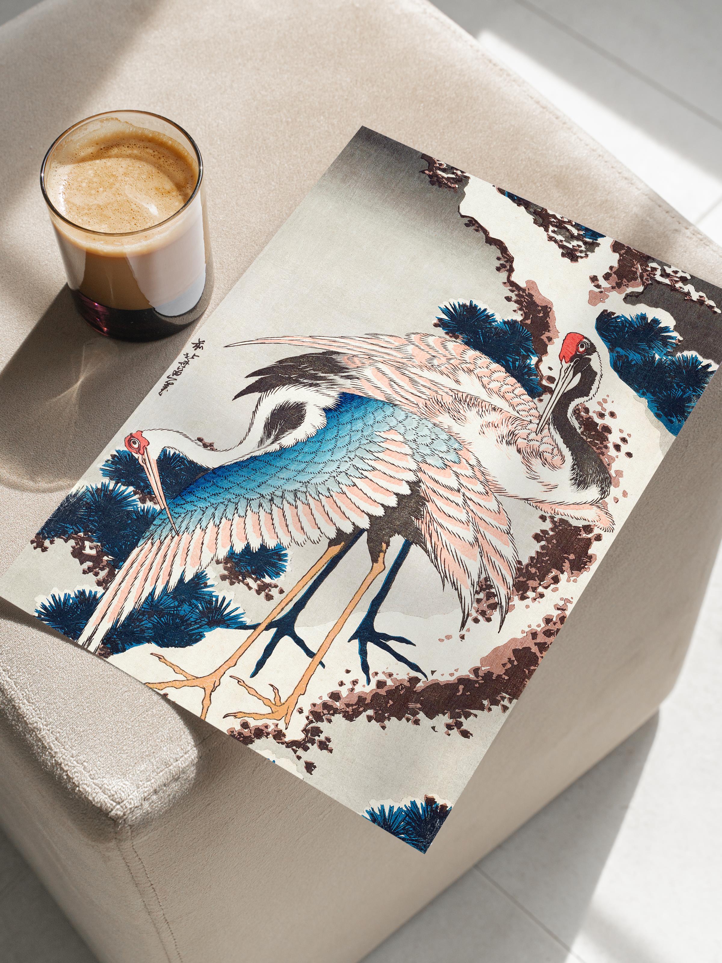 Hokusai Katsushika Poster No:22 Modern Sanat Poster - Sanat Dekor Serisi - Duvar Tablosu, HD Baskı