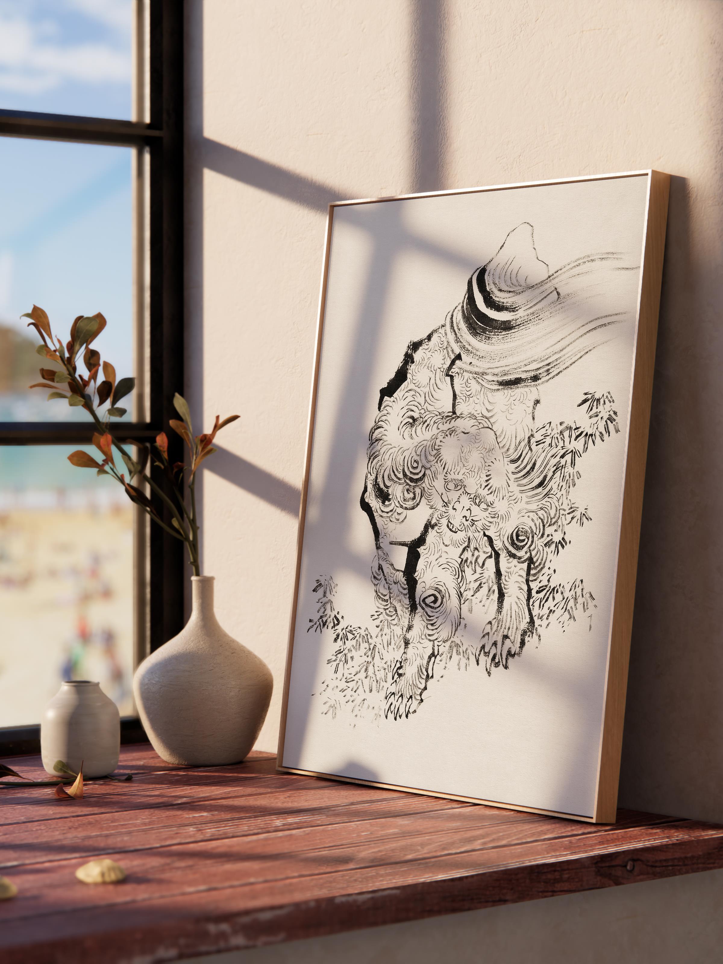 Hokusai Katsushika Poster No:24 Modern Sanat Poster - Sanat Dekor Serisi - Duvar Tablosu, HD Baskı