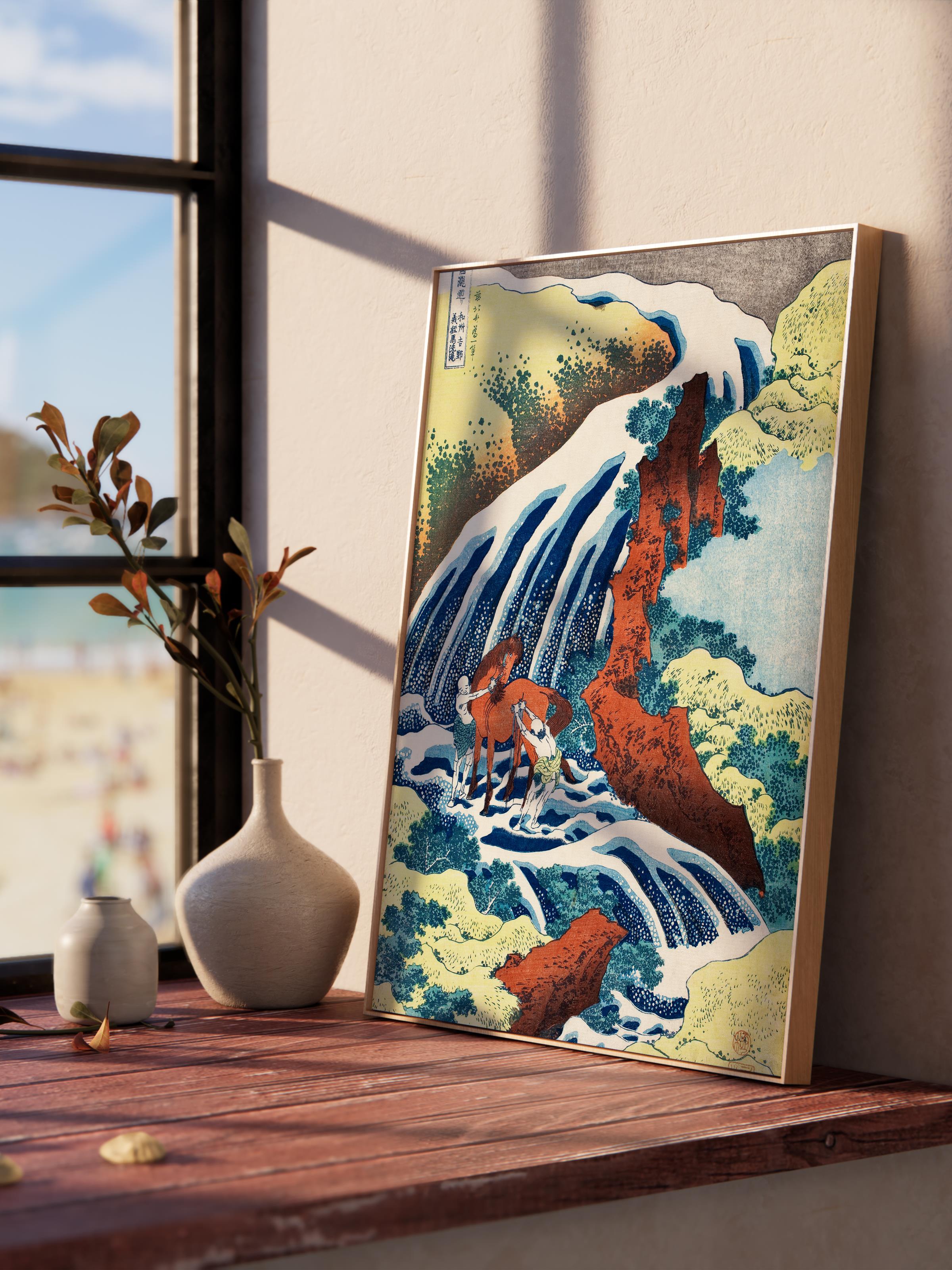 Hokusai Katsushika Poster No:26 Modern Sanat Poster - Sanat Dekor Serisi - Duvar Tablosu, HD Baskı
