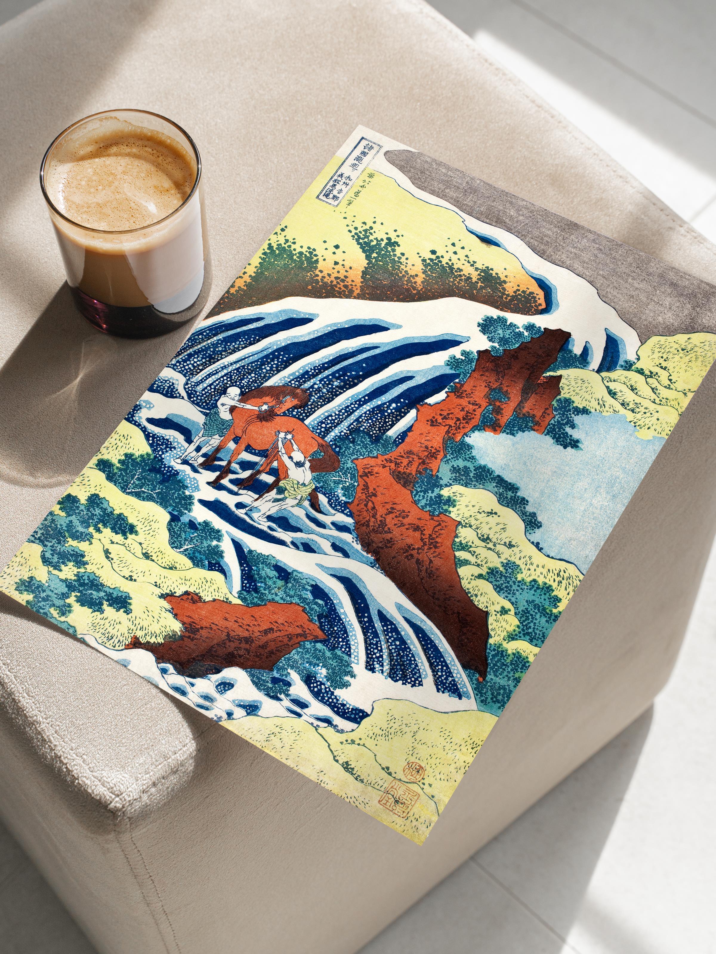 Hokusai Katsushika Poster No:26 Modern Sanat Poster - Sanat Dekor Serisi - Duvar Tablosu, HD Baskı