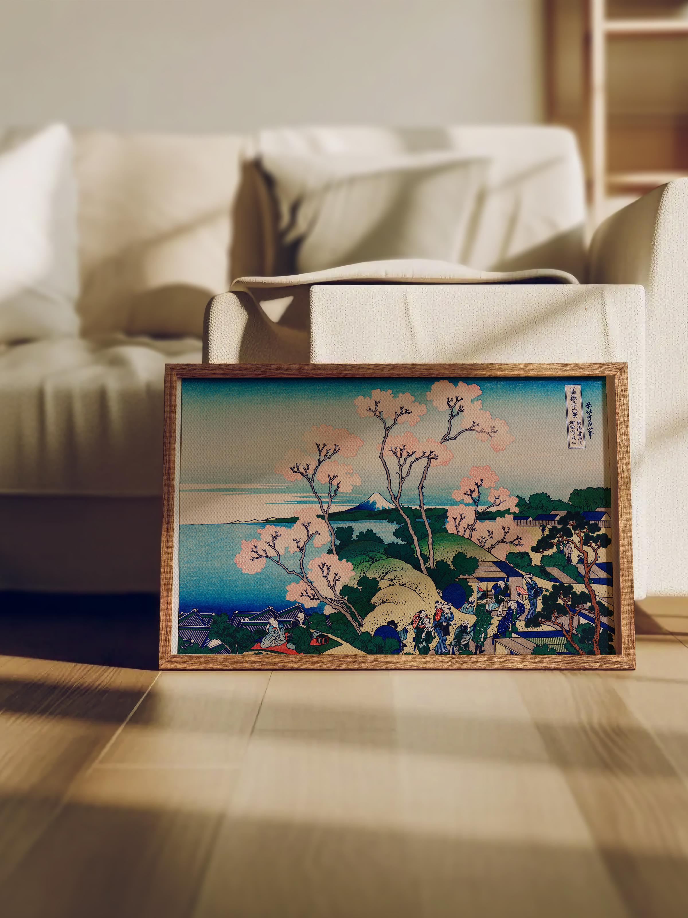 Hokusai Katsushika Poster No:44 Modern Sanat Poster - Sanat Dekor Serisi - Duvar Tablosu, HD Baskı