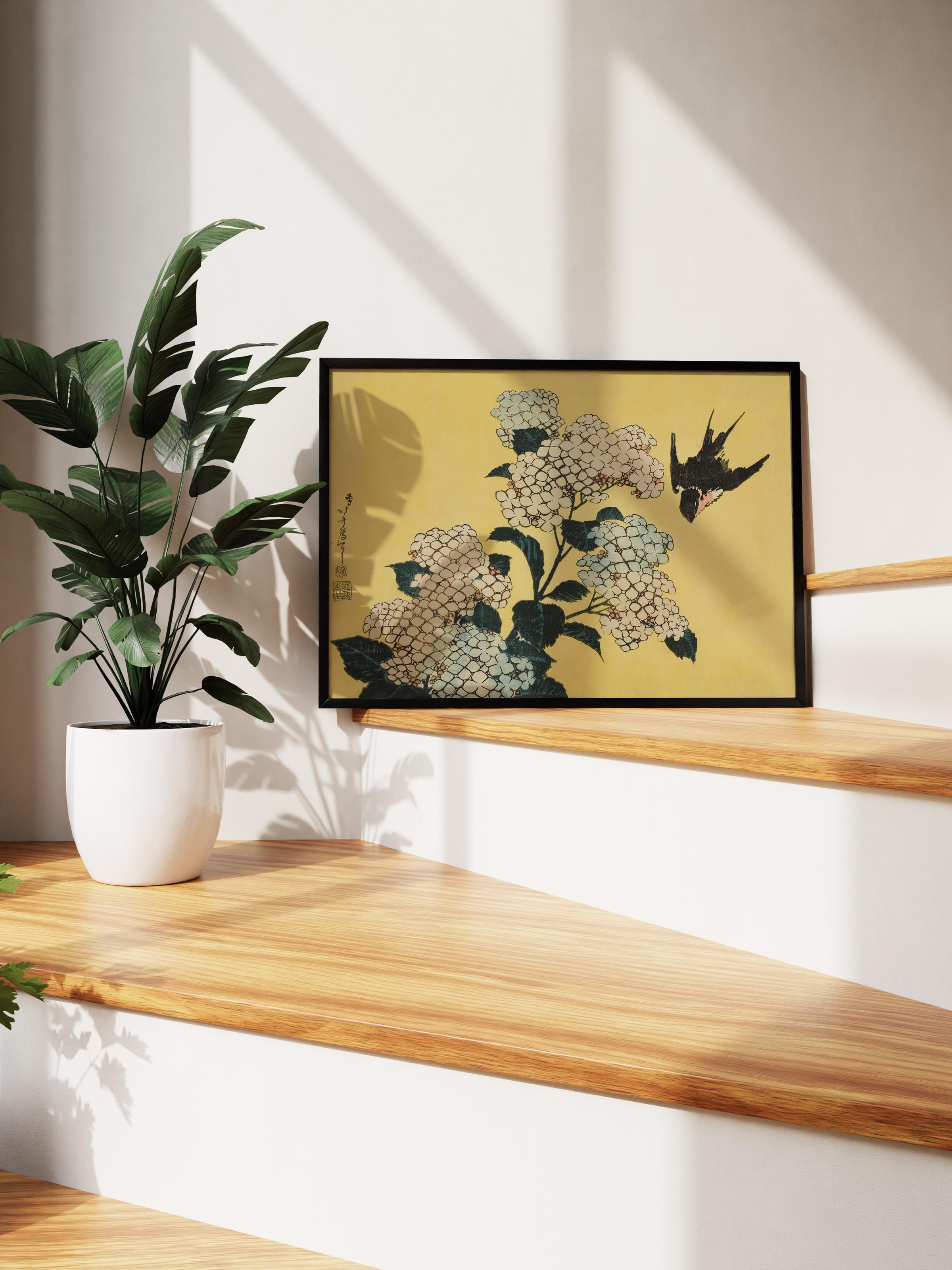 Hokusai Katsushika Poster No:45 Modern Sanat Poster - Sanat Dekor Serisi - Duvar Tablosu, HD Baskı