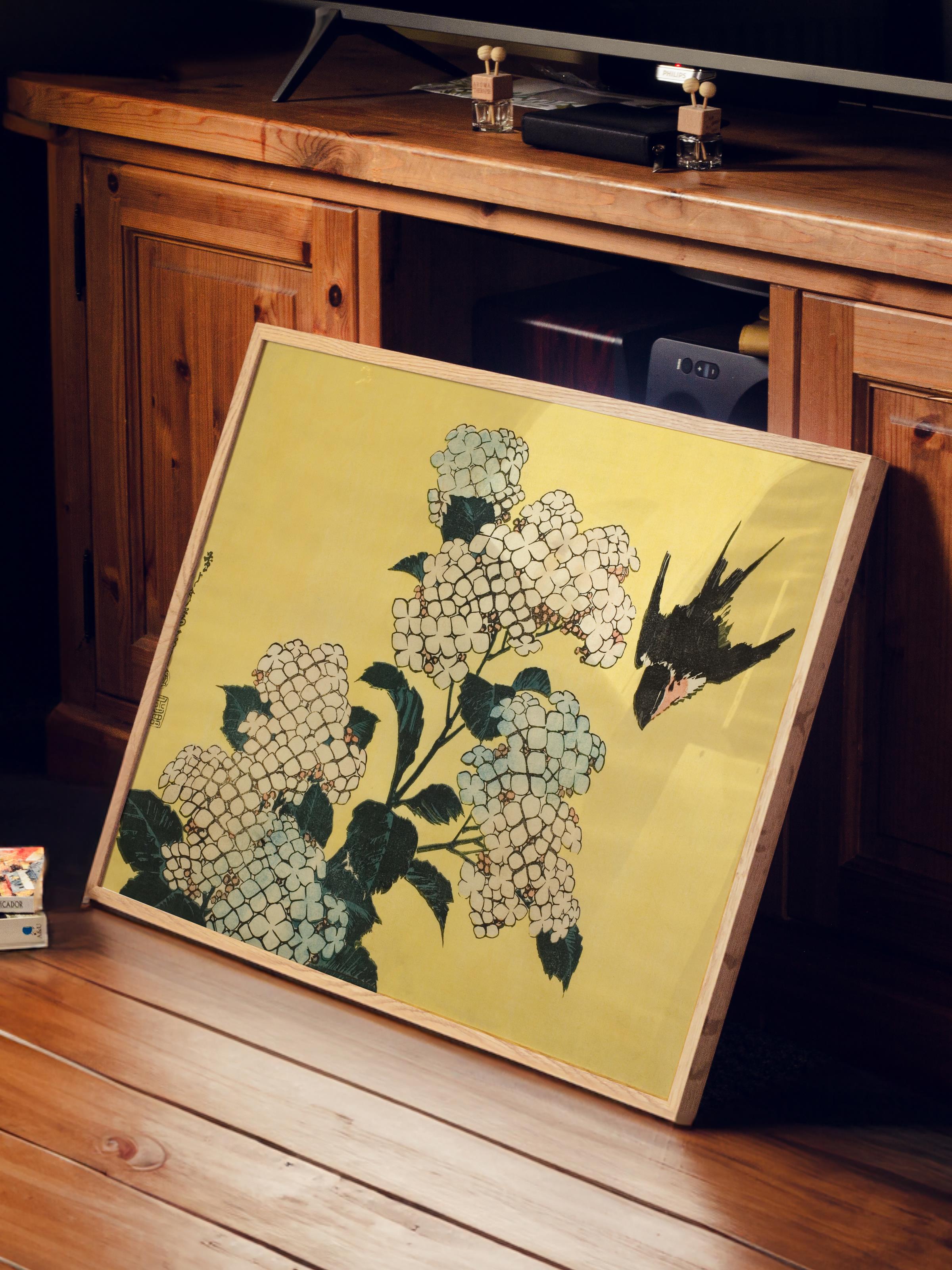 Hokusai Katsushika Poster No:45 Modern Sanat Poster - Sanat Dekor Serisi - Duvar Tablosu, HD Baskı