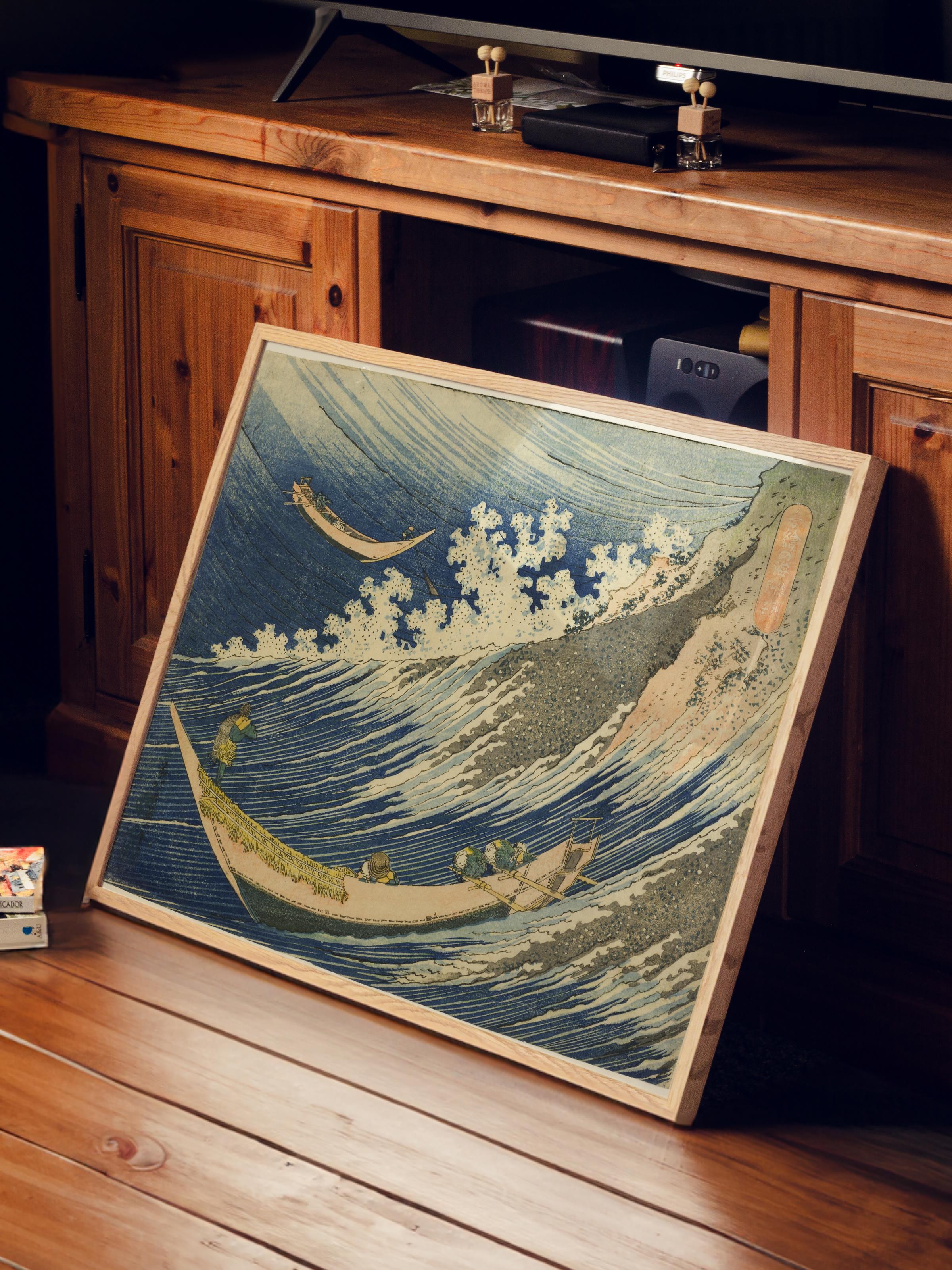 Hokusai Katsushika Poster No:47 Modern Sanat Poster - Sanat Dekor Serisi - Duvar Tablosu, HD Baskı