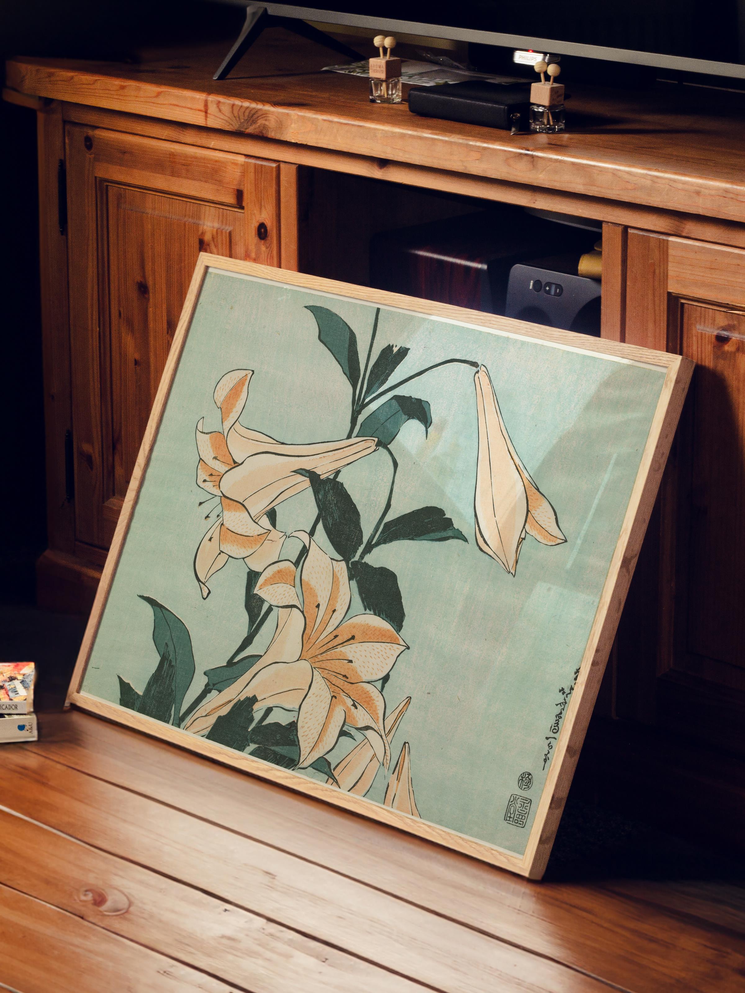Hokusai Katsushika Poster No:50 Modern Sanat Poster - Sanat Dekor Serisi - Duvar Tablosu, HD Baskı