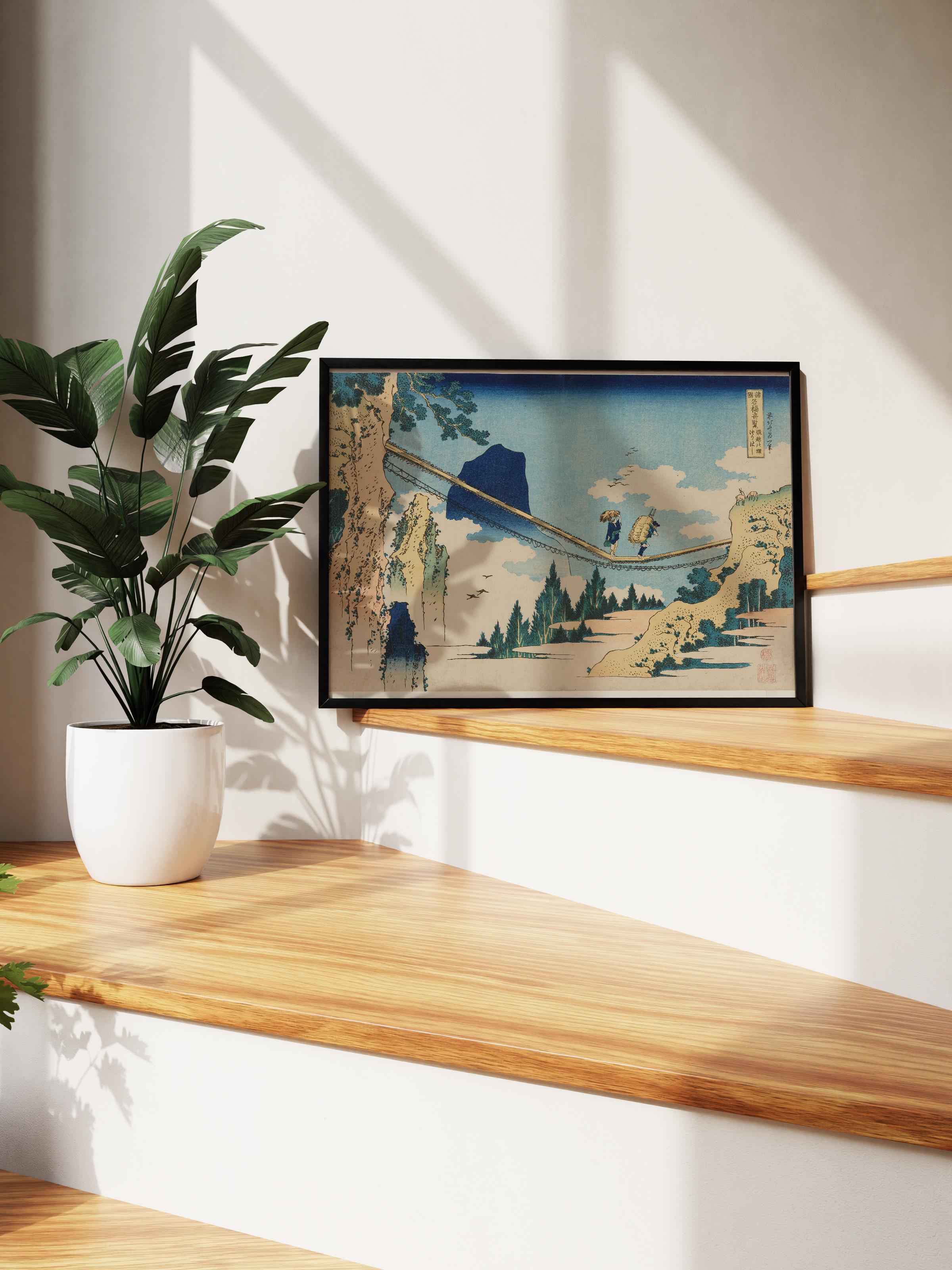 Hokusai Katsushika Poster No:51 Modern Sanat Poster - Sanat Dekor Serisi - Duvar Tablosu, HD Baskı