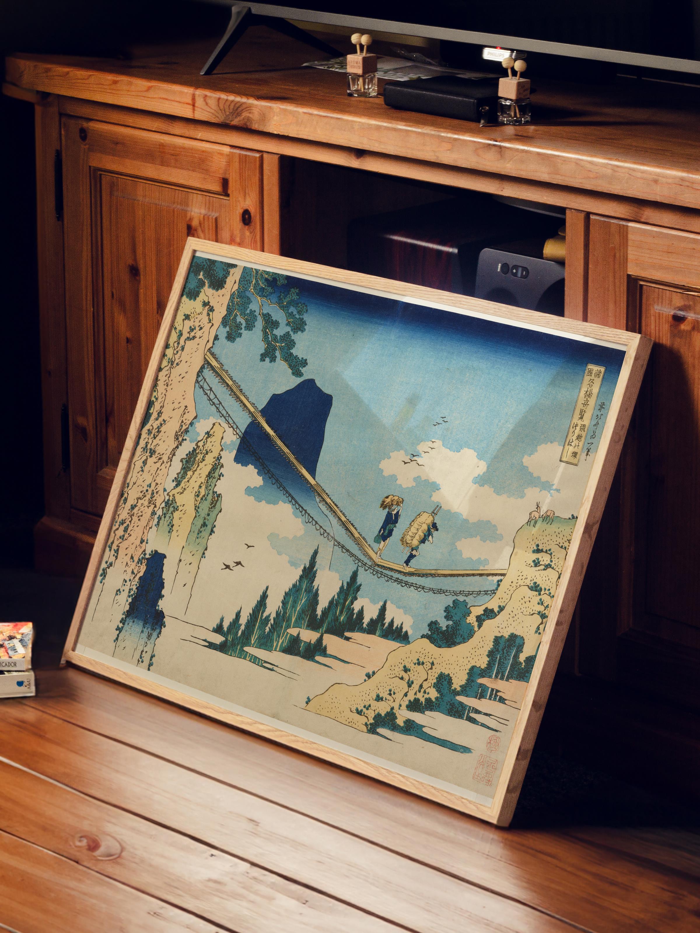 Hokusai Katsushika Poster No:51 Modern Sanat Poster - Sanat Dekor Serisi - Duvar Tablosu, HD Baskı