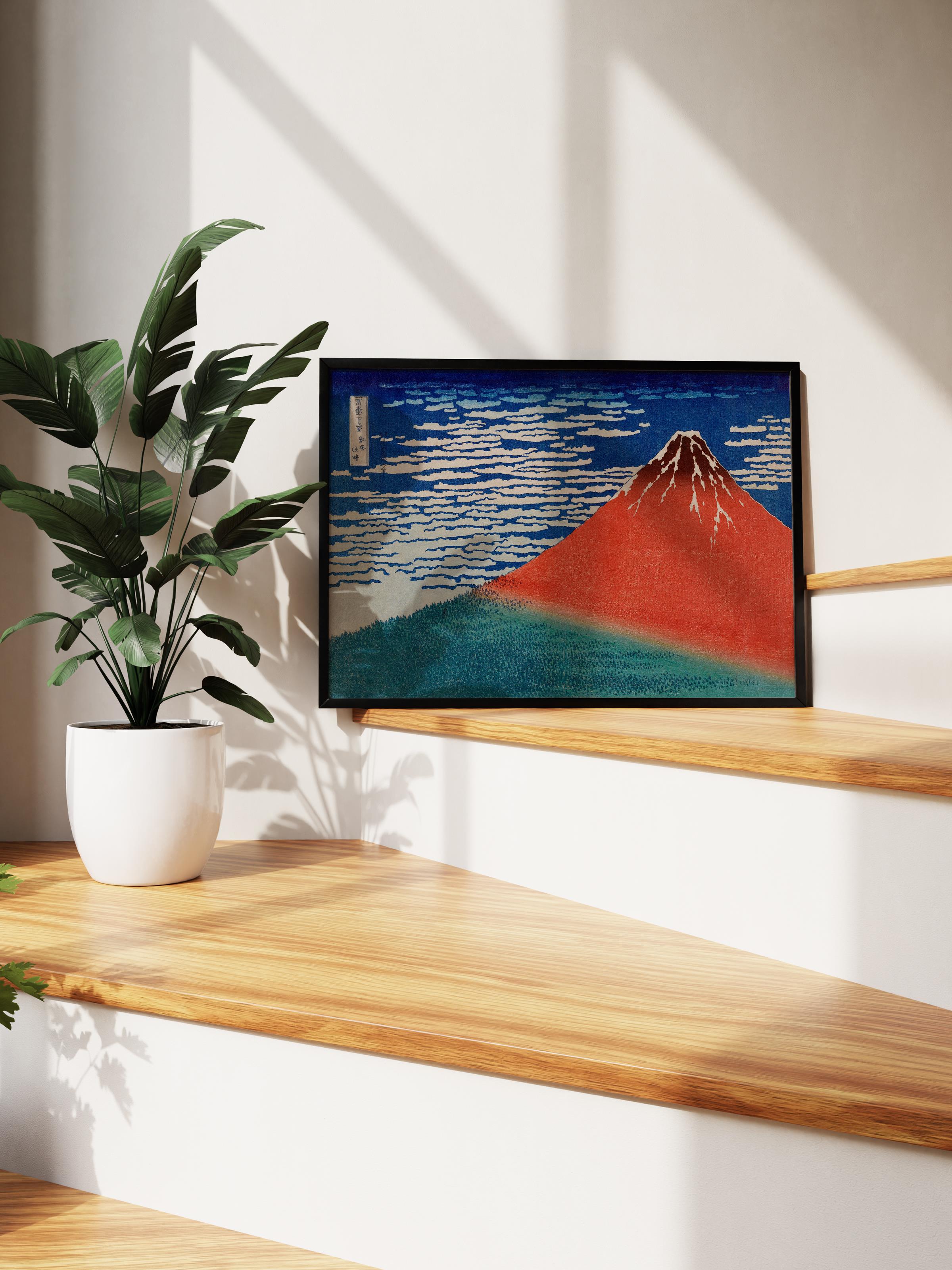 Hokusai Katsushika Poster No:55 Modern Sanat Poster - Sanat Dekor Serisi - Duvar Tablosu, HD Baskı