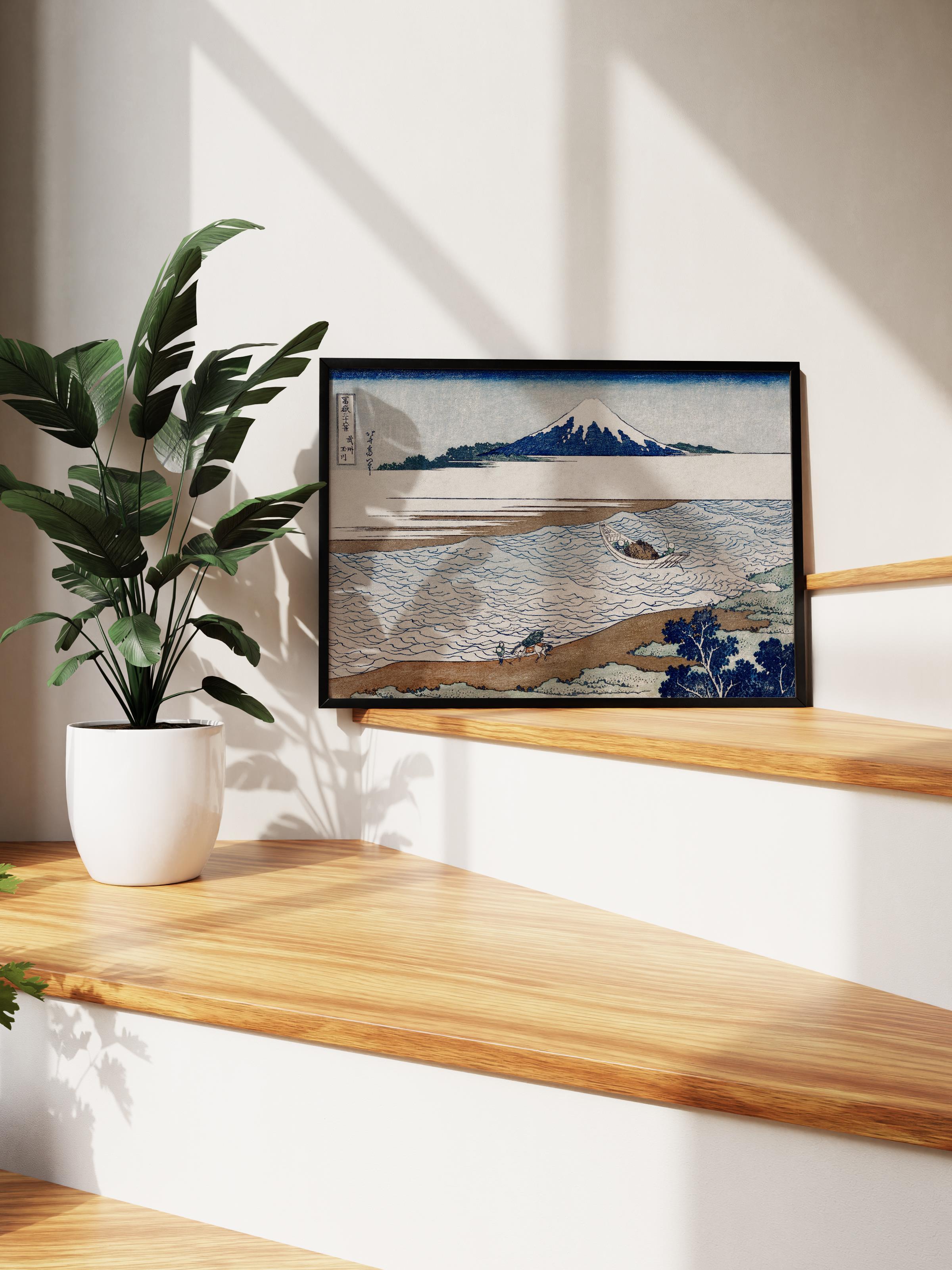 Hokusai Katsushika Poster No:64 Modern Sanat Poster - Sanat Dekor Serisi - Duvar Tablosu, HD Baskı