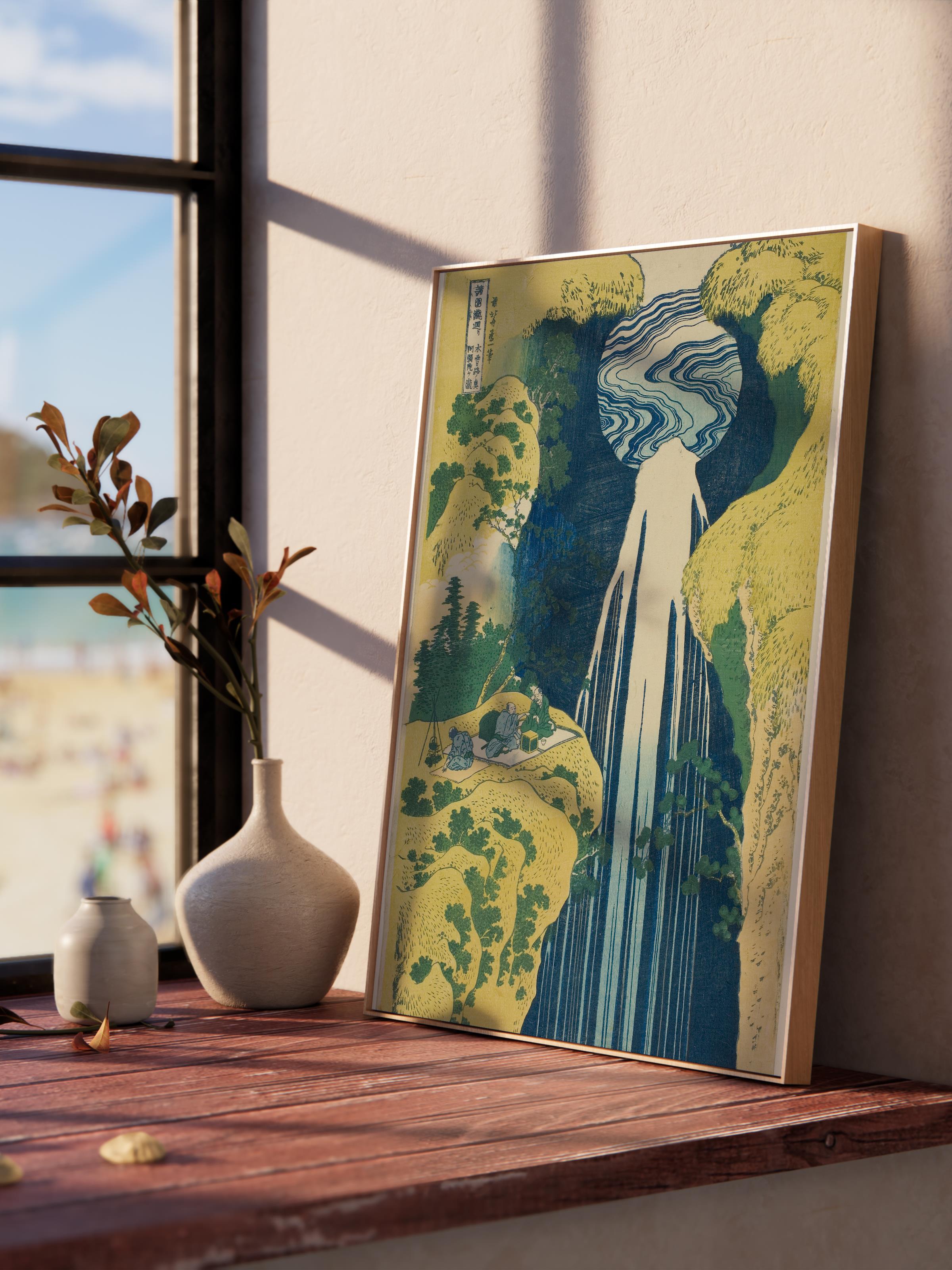 Hokusai Katsushika Poster No:7 Modern Sanat Poster - Sanat Dekor Serisi - Duvar Tablosu, HD Baskı