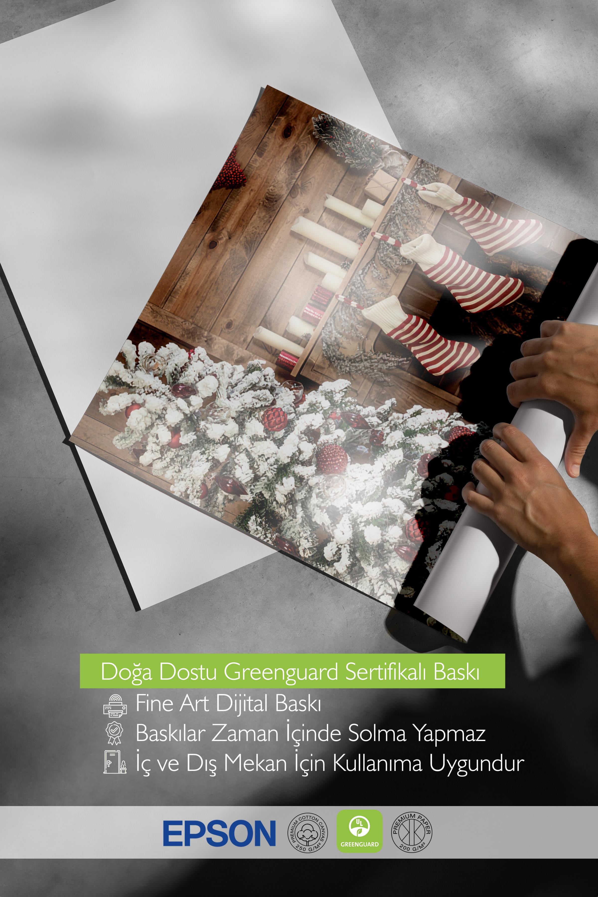 Holiday Home Poster, Çerçevesiz Duvar Posteri, Yılbaşı Duvar Tablosu Comfort Serisi NO:108514