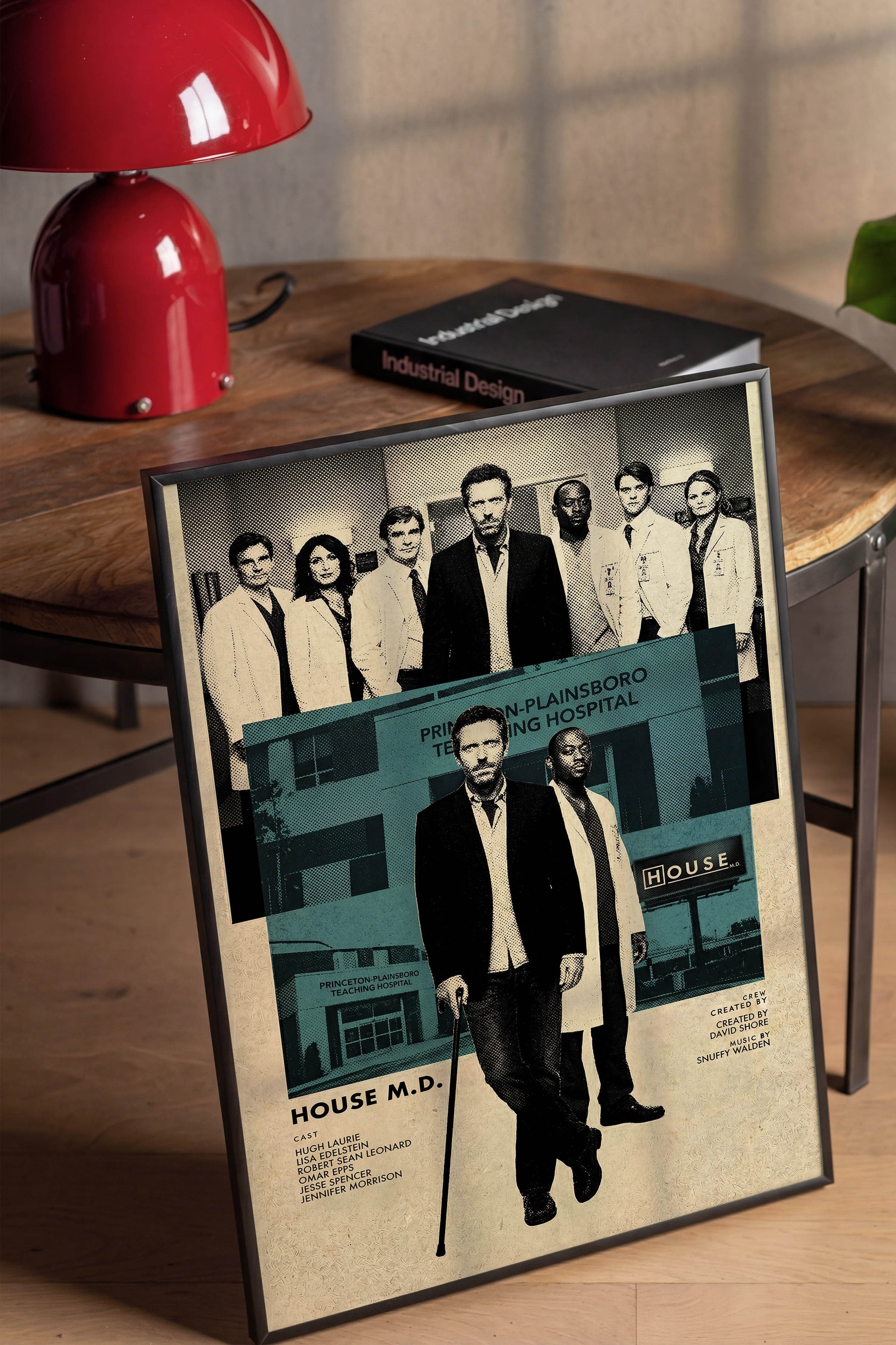 House Siyah Çerçeveli Poster, Sinema ve Dizi Tablo, Film Dizi Afişleri NO:112775