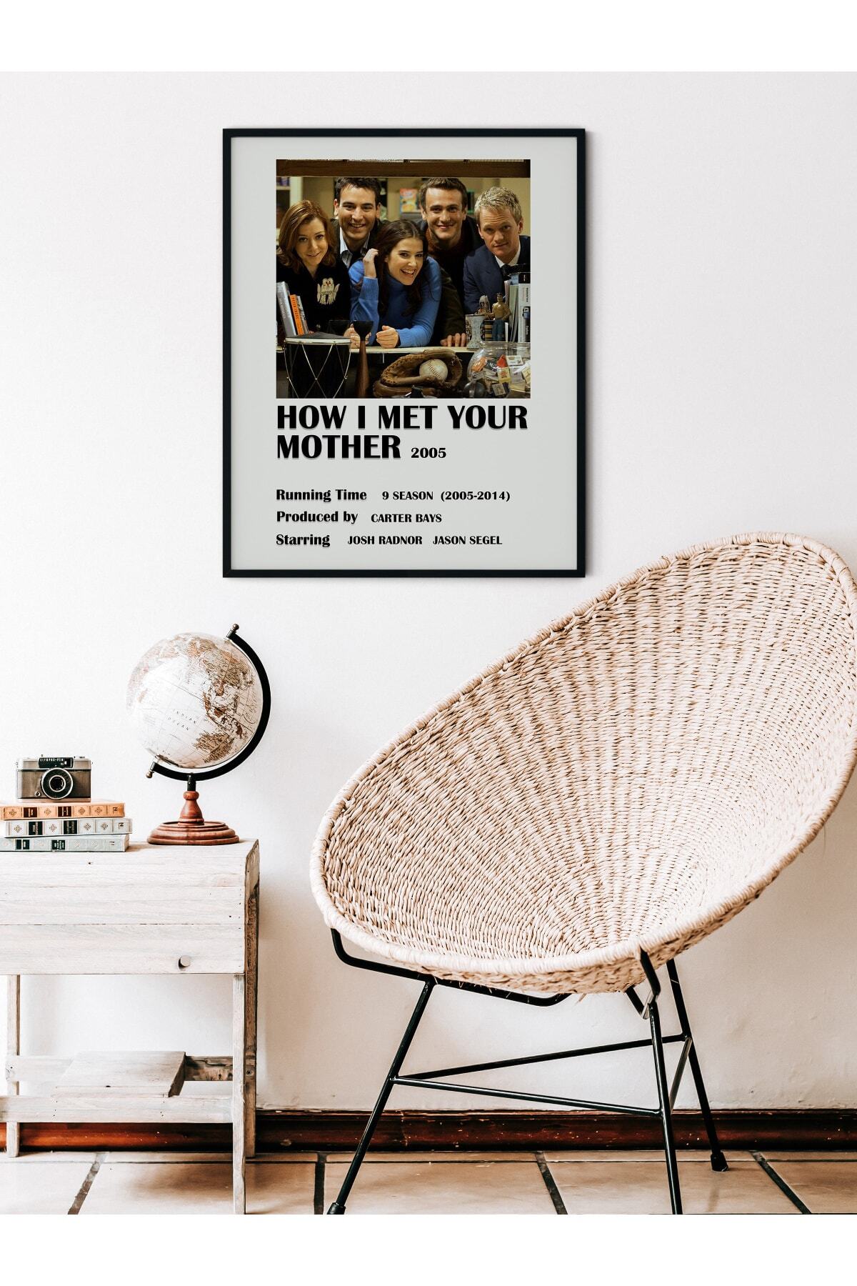 How I Met Your Mother - Çerçevesiz Poster - Duvar Dekoru - Dizi Ve Film Afiş Posterleri - Kuşe Kağıt