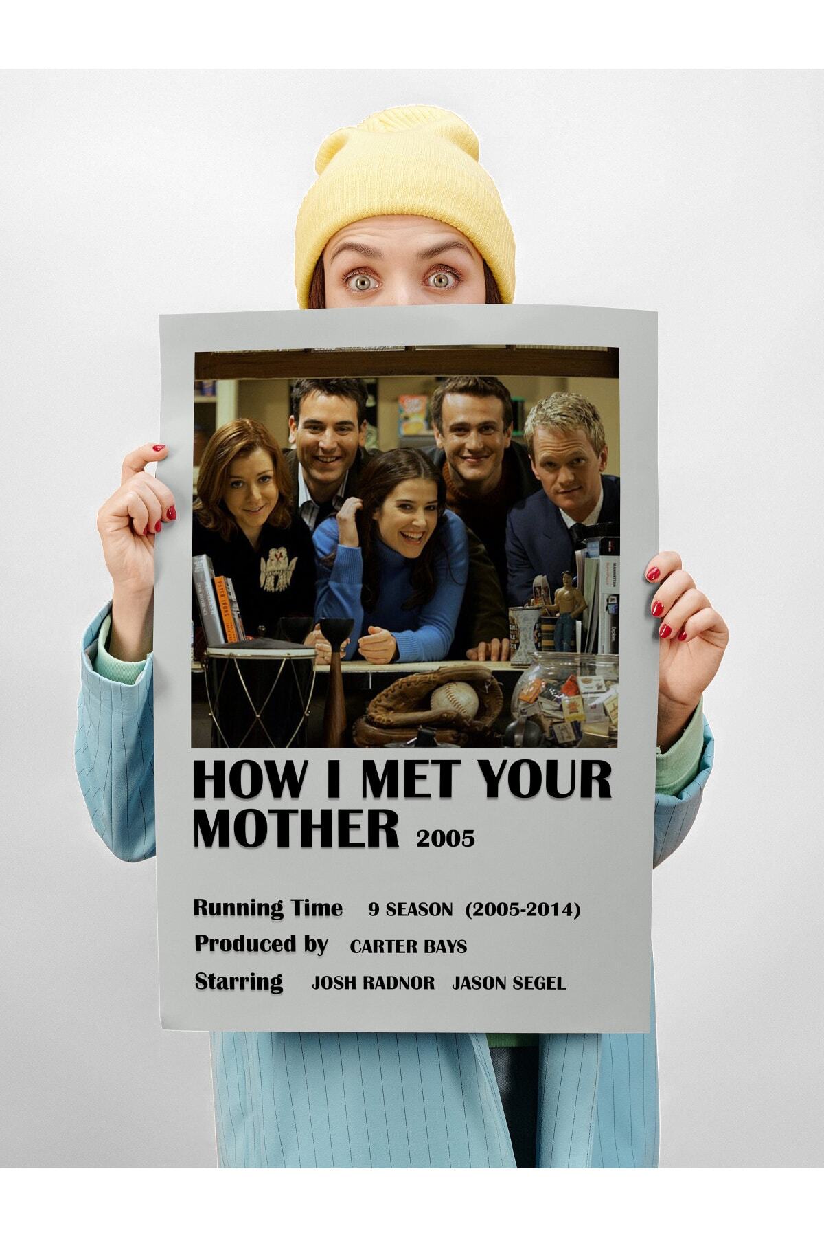 How I Met Your Mother - Çerçevesiz Poster - Duvar Dekoru - Dizi Ve Film Afiş Posterleri - Kuşe Kağıt