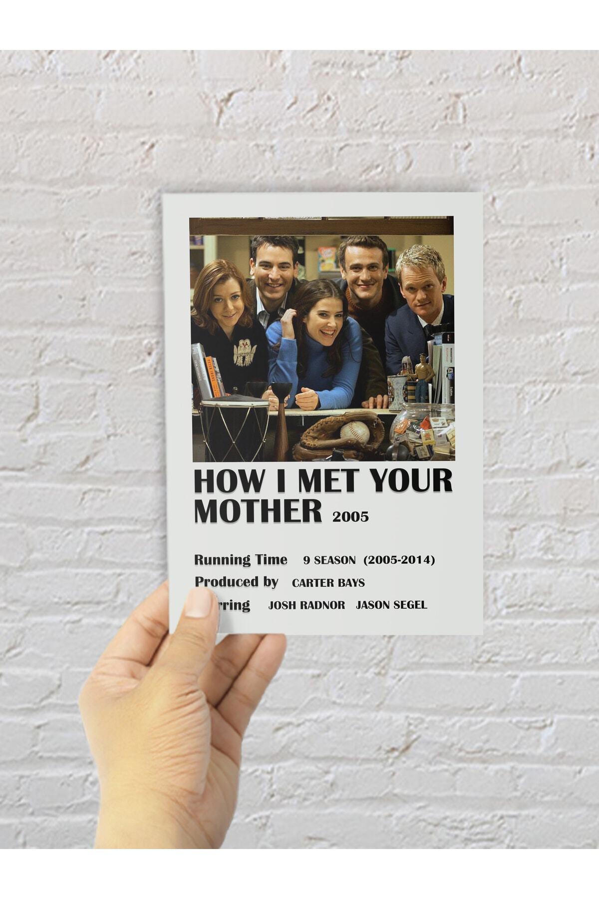 How I Met Your Mother - Çerçevesiz Poster - Duvar Dekoru - Dizi Ve Film Afiş Posterleri - Kuşe Kağıt