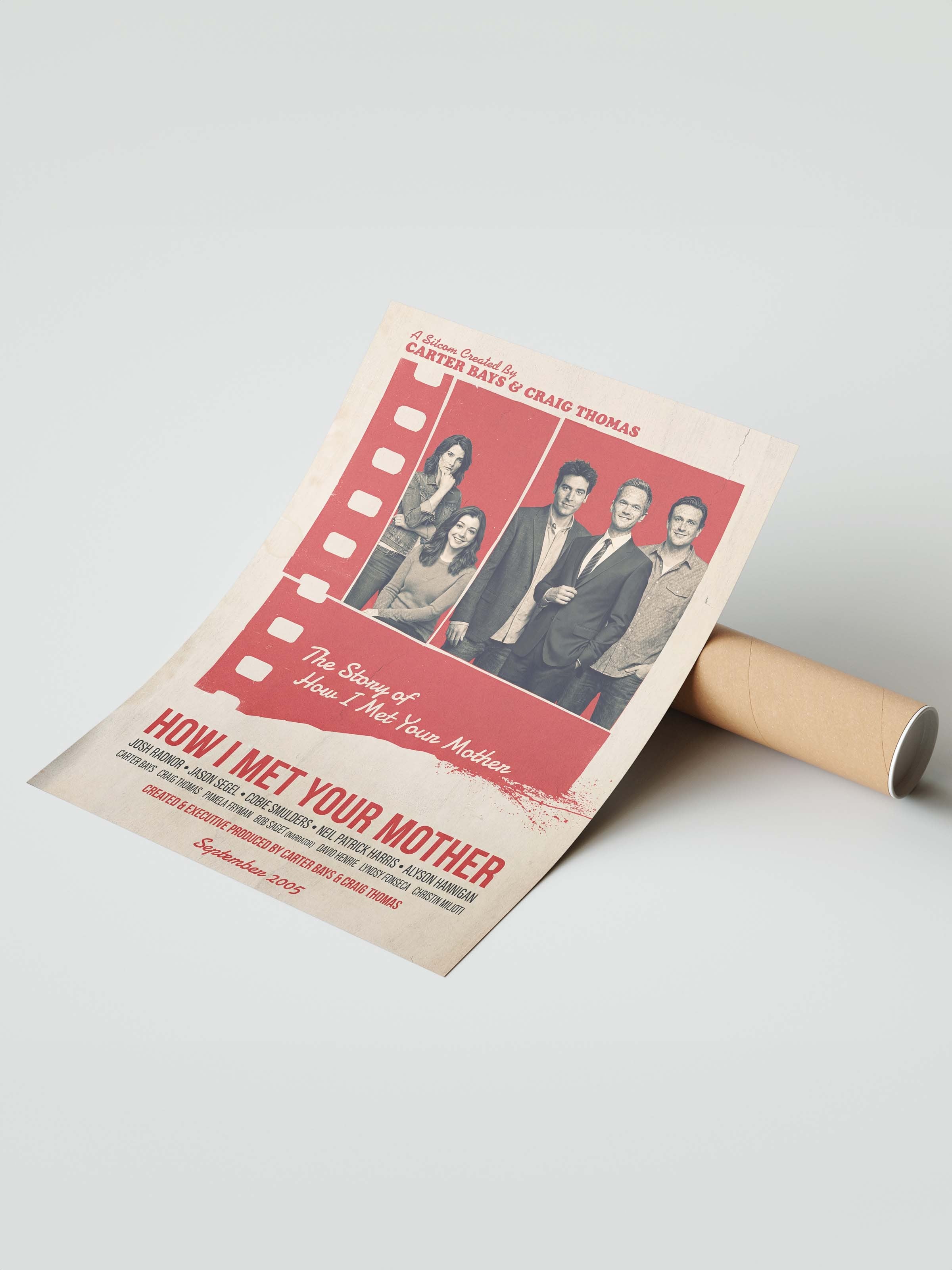 How I Met Your Mother Posteri, Sinema ve Dizi Tablo Posterleri, Film Dizi Afişleri NO:112847