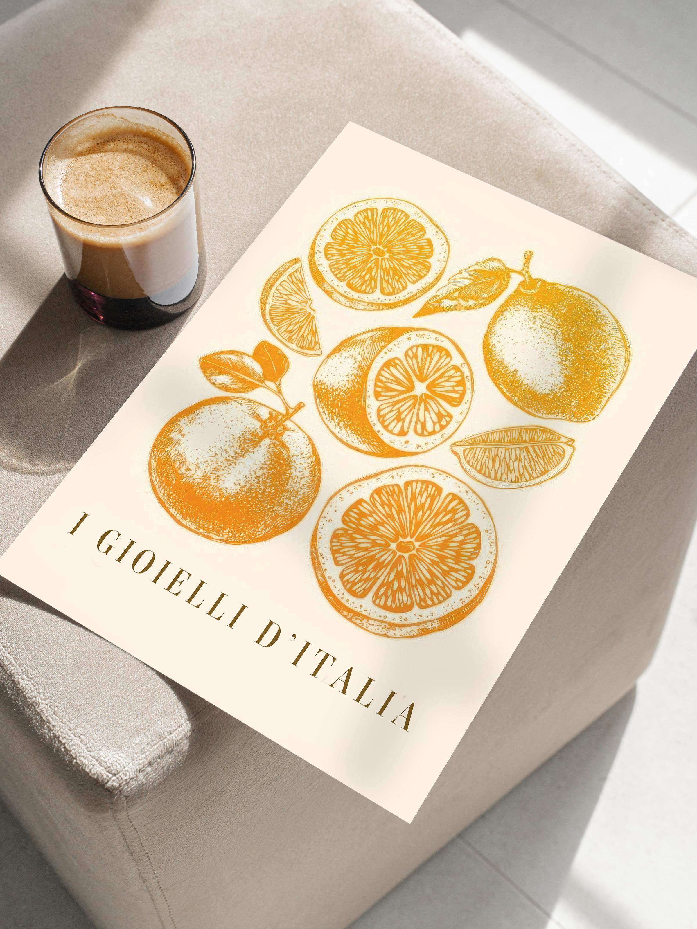 I Gioielli D'Italia Poster, Çerçevesiz Duvar Posteri, Dikey Duvar Tablosu Comfort Serisi NO:108566