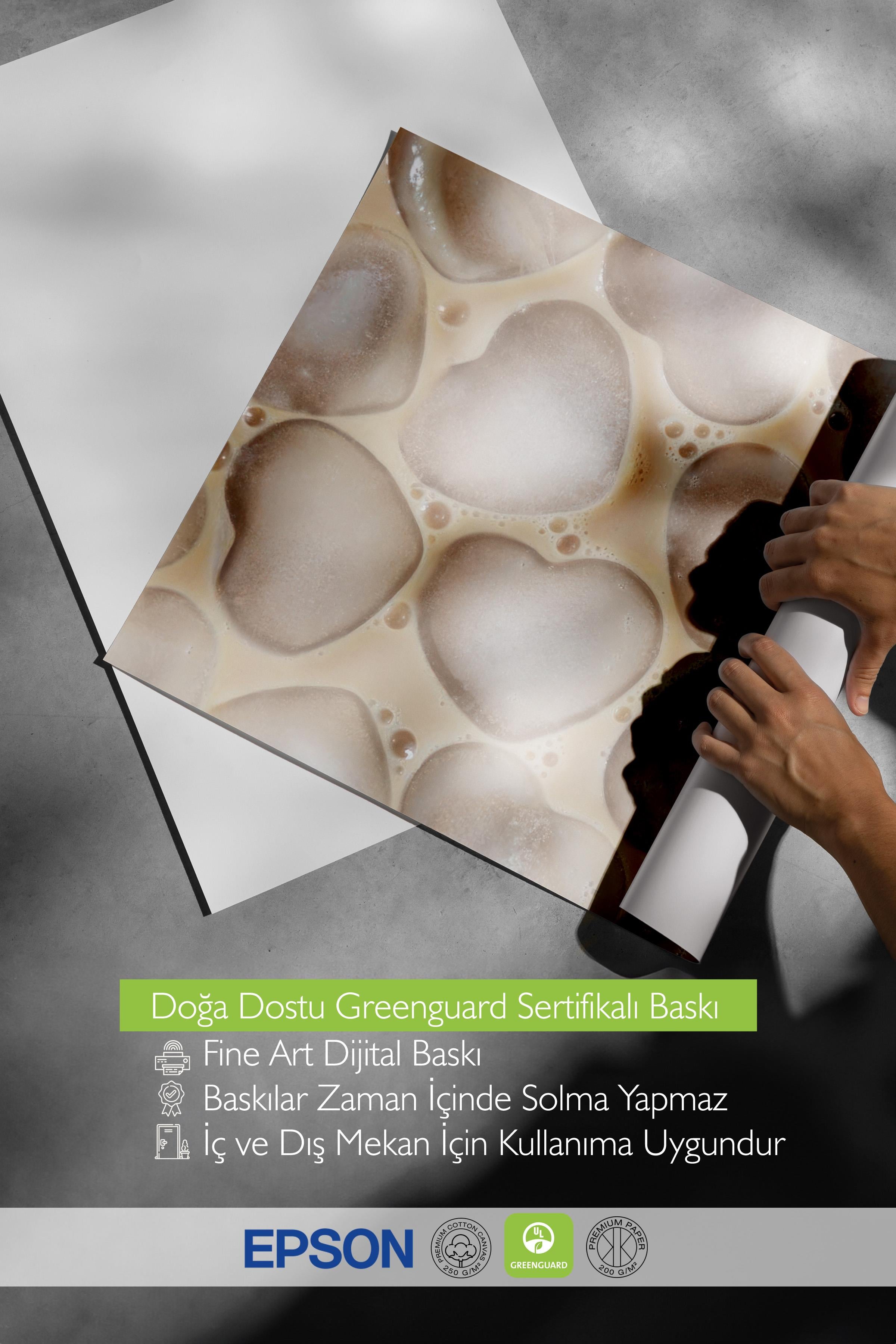 Iced Coffee Poster, Çerçevesiz Duvar Posteri, Dikey Duvar Tablosu Comfort Serisi NO:108430