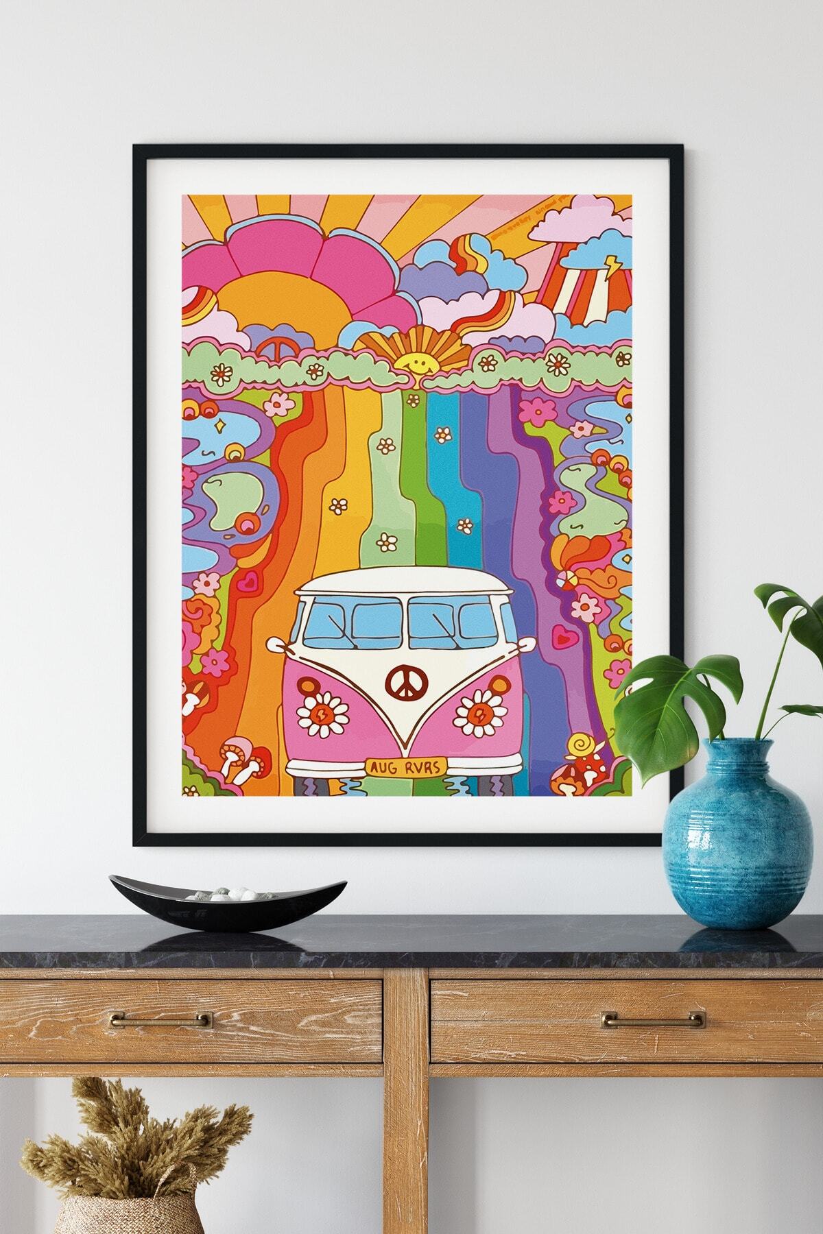 Indie Poster - Yatak Odası, Oturma Odası Ve Duvar Dekoru Tablo - Çerçevesiz