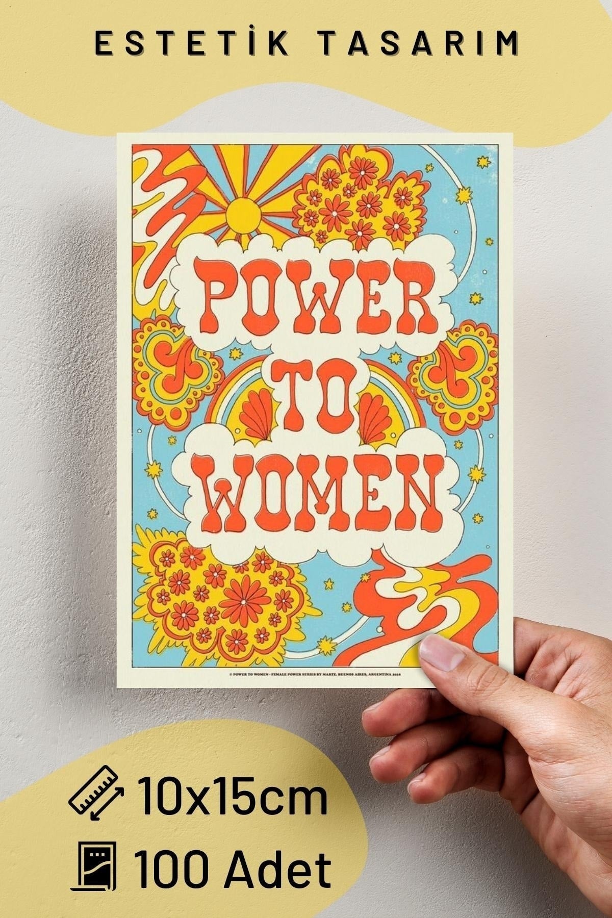 Indie Temalı Poster Seti - Arkası Yapışkanlı Duvar Posteri Kolaj Seti - 100 Adet 10cm*15cm - Kutulu