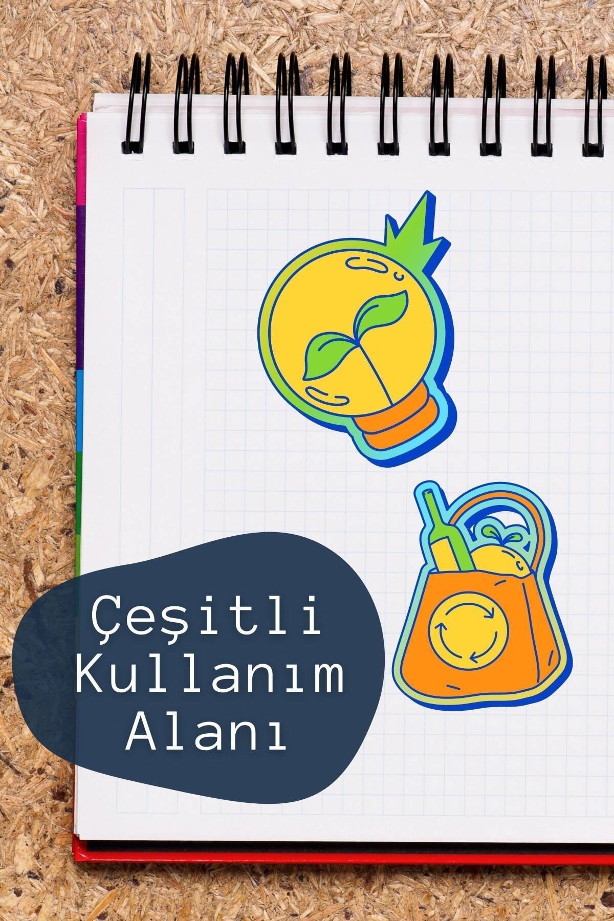 Indie Temalı Sticker Seti - 21 Adet Etiket Seti- Telefon, Tablet, Defter Laptop Uyumlu Etiket