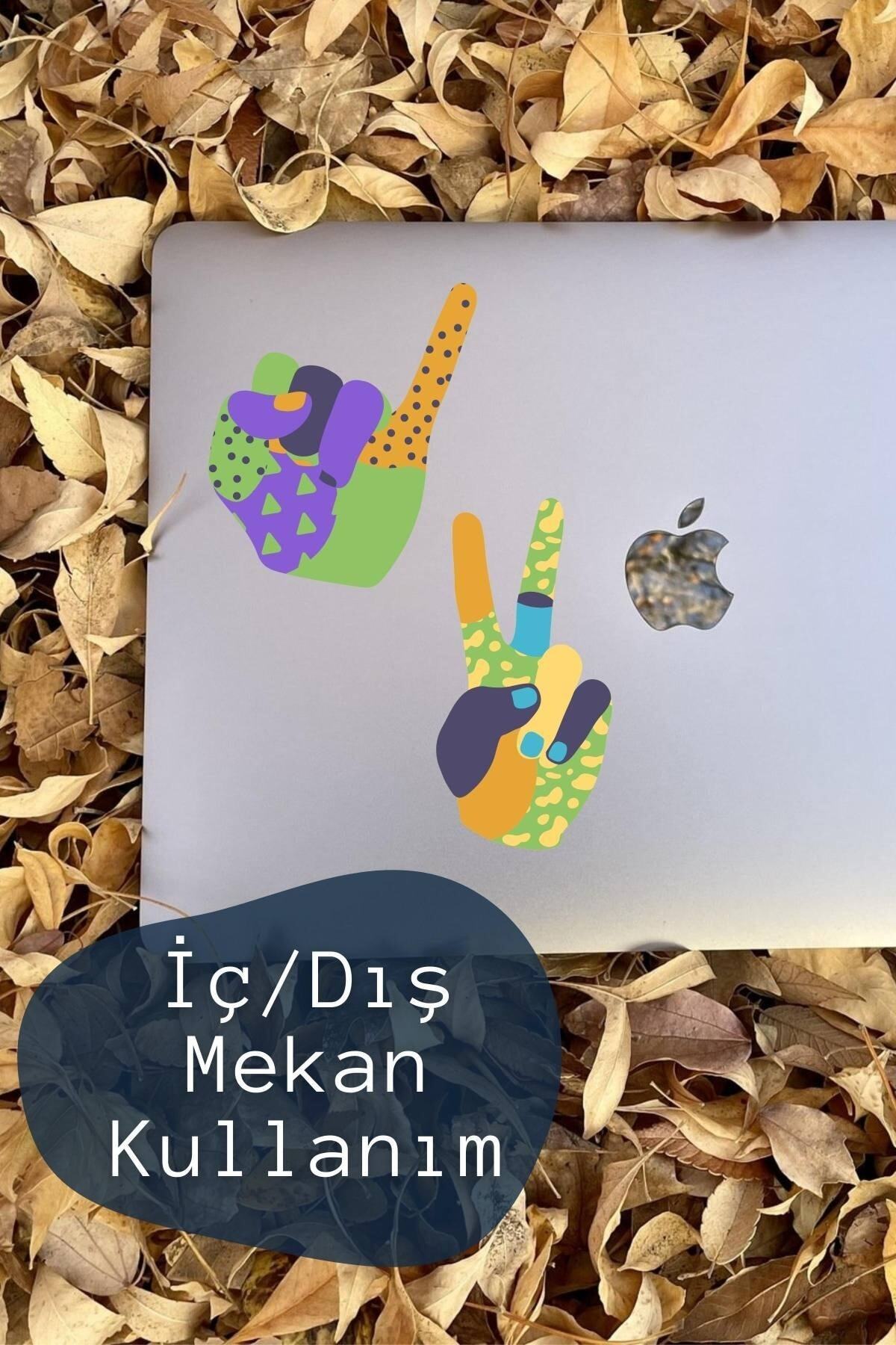 Indie Temalı Sticker Seti - 4 Adet Etiket Seti- Telefon, Tablet, Defter Laptop Uyumlu Etiket