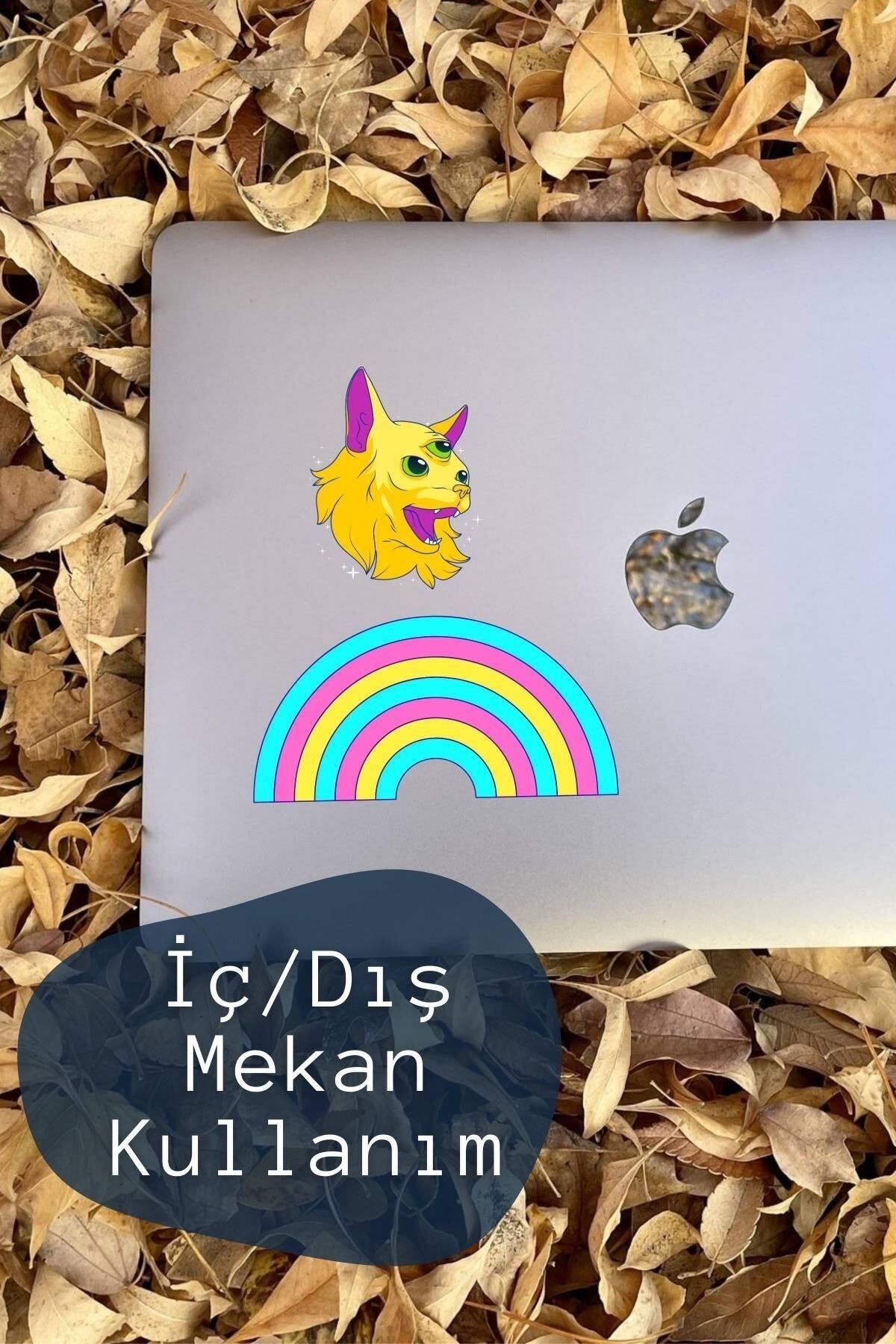 Indie Temalı Sticker Seti - 6 Adet Etiket Seti- Telefon, Tablet, Defter Laptop Uyumlu Etiket