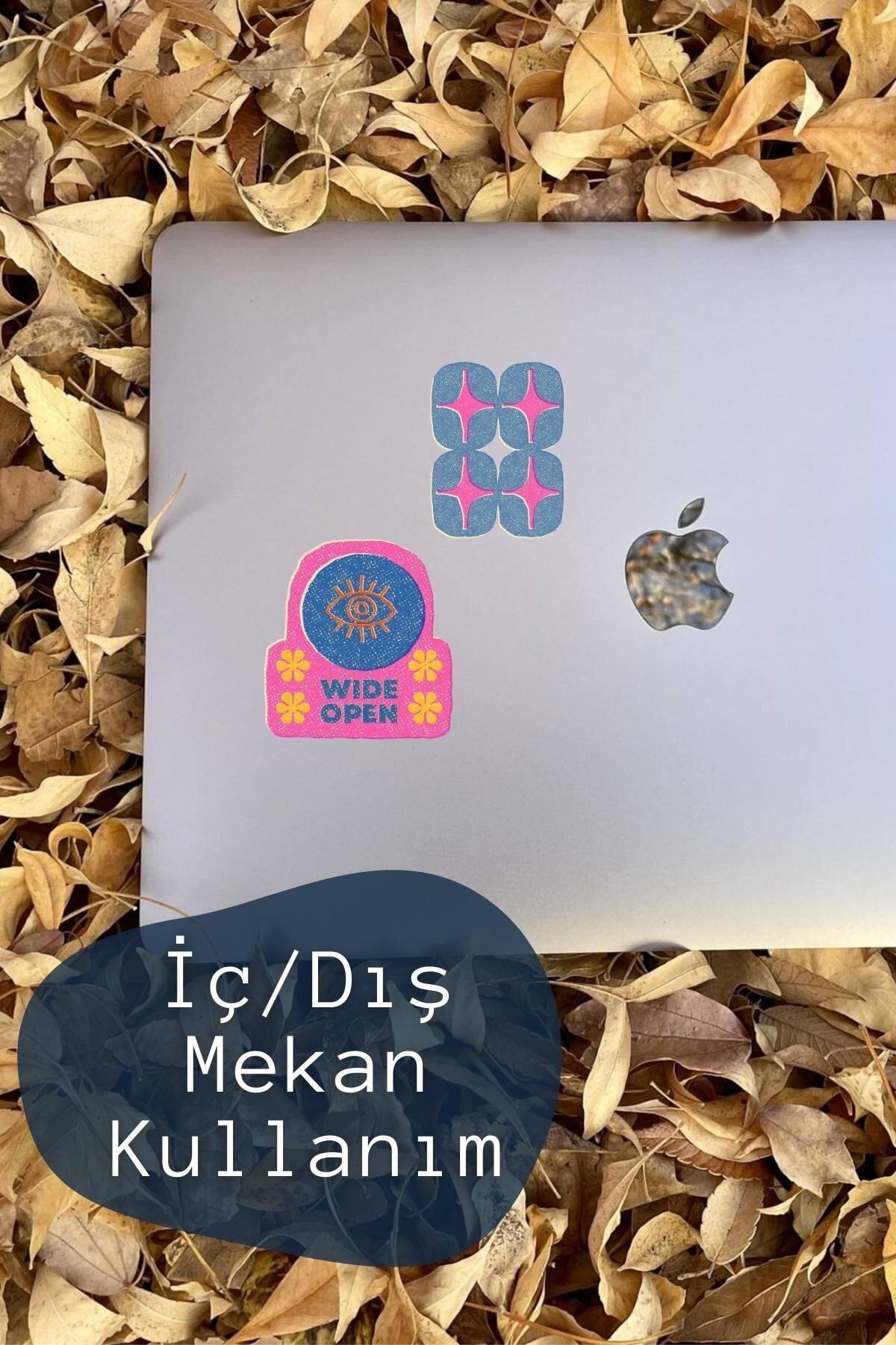 Indie Temalı Sticker Seti - 6 Adet Etiket Seti- Telefon, Tablet, Defter Laptop Uyumlu Etiket
