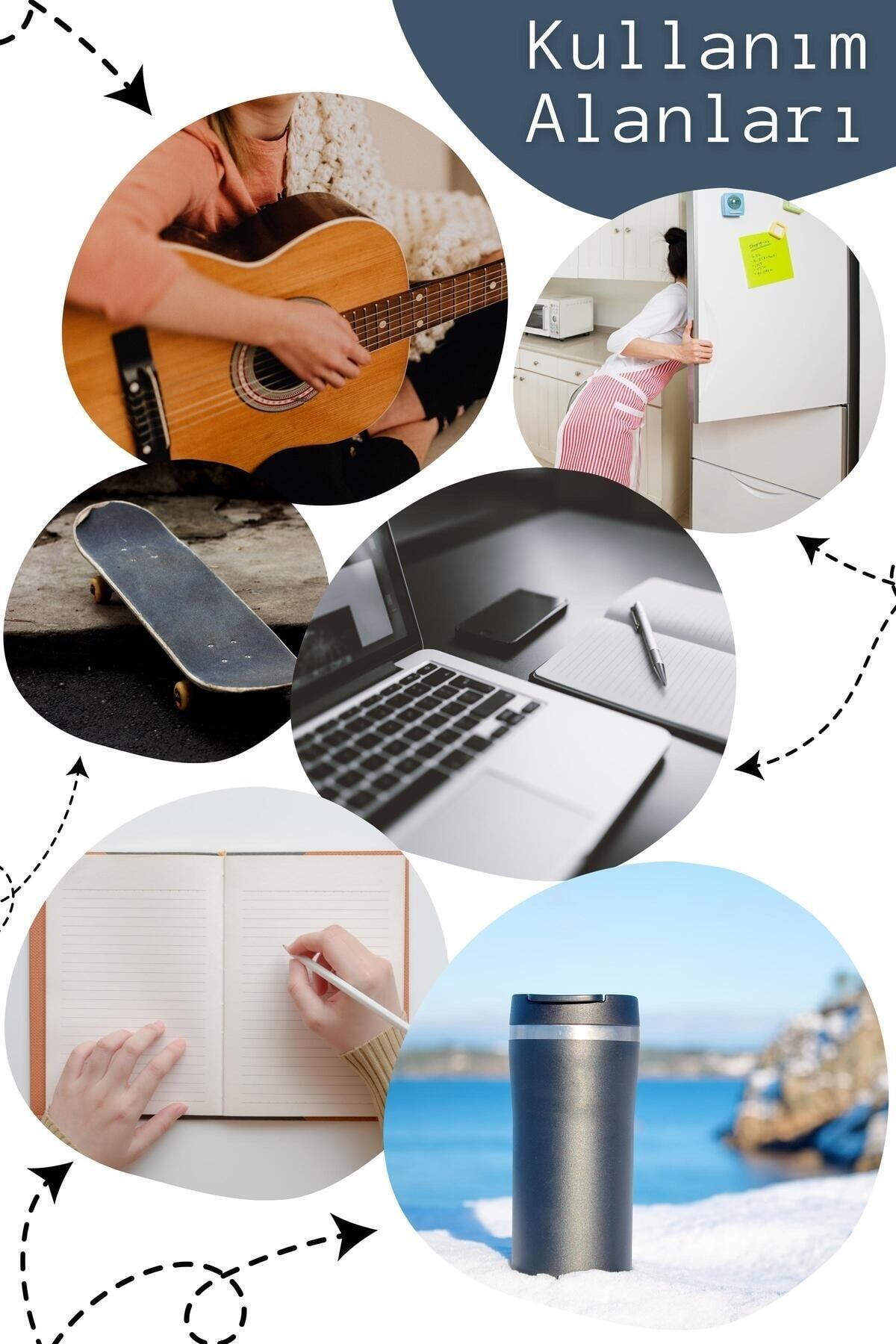 Indie Temalı Sticker Seti - 8 Adet Etiket Seti- Telefon, Tablet, Defter Laptop Uyumlu Etiket