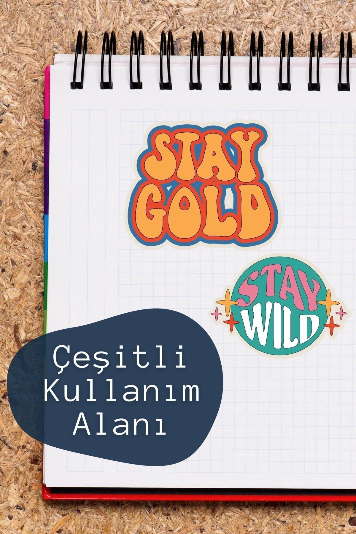 Indie Temalı Sticker Seti - 9 Adet Etiket Seti- Telefon, Tablet, Defter Laptop Uyumlu Etiket