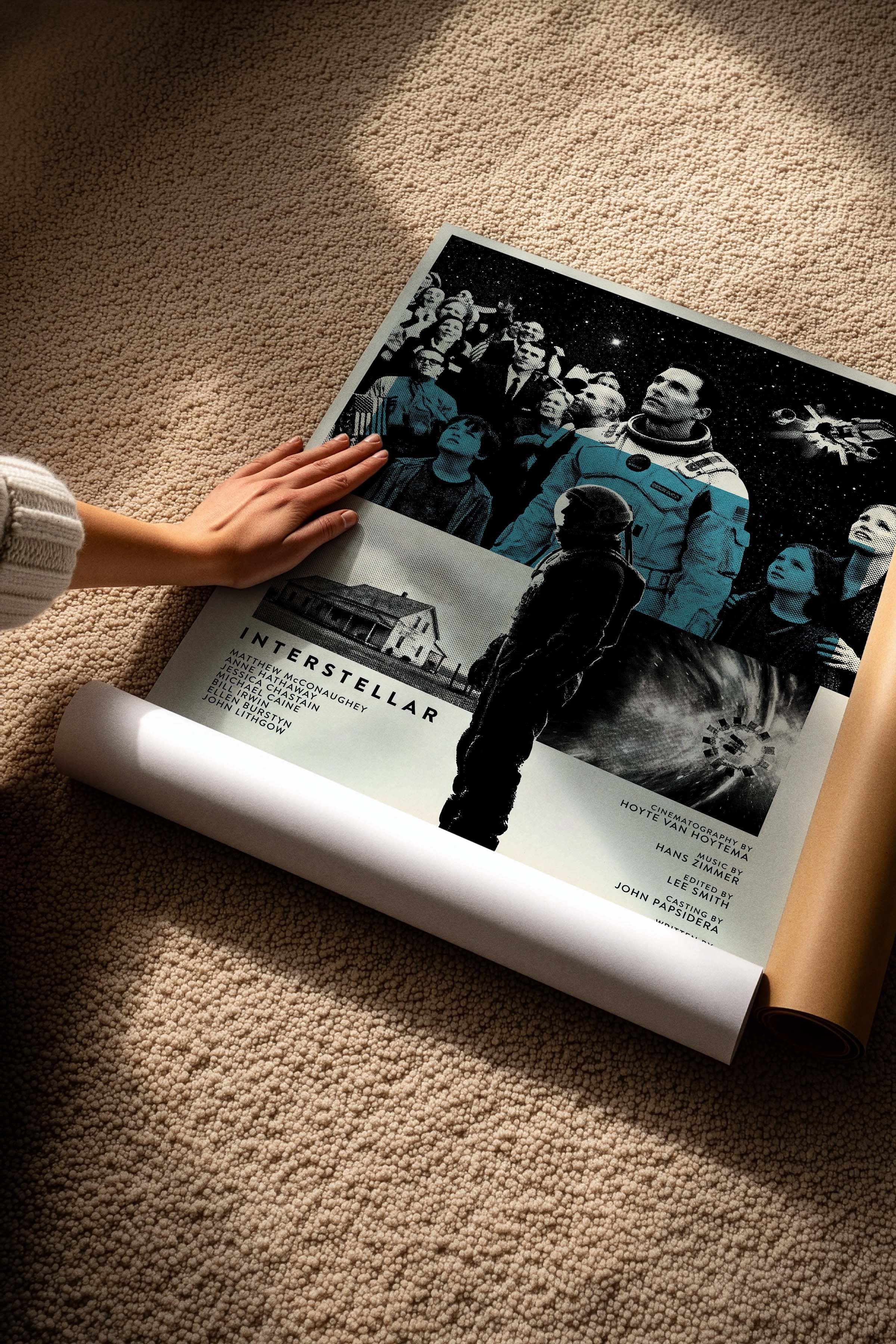 Interstellar Posteri, Sinema ve Dizi Tablo Posterleri, Film Dizi Afişleri NO:112806
