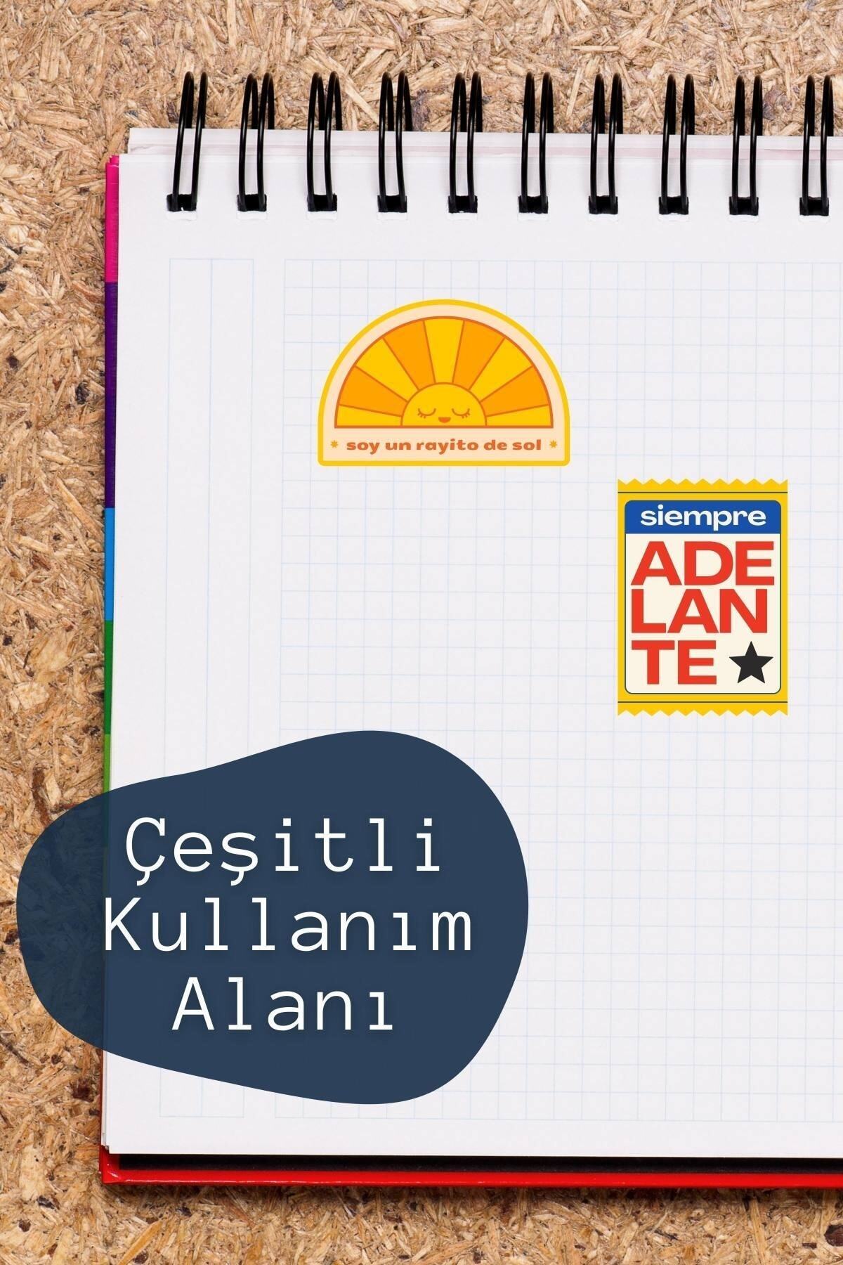 Ispanya Temalı Sticker Seti - 15 Adet Etiket Seti- Telefon, Tablet, Defter Laptop Uyumlu Etiket