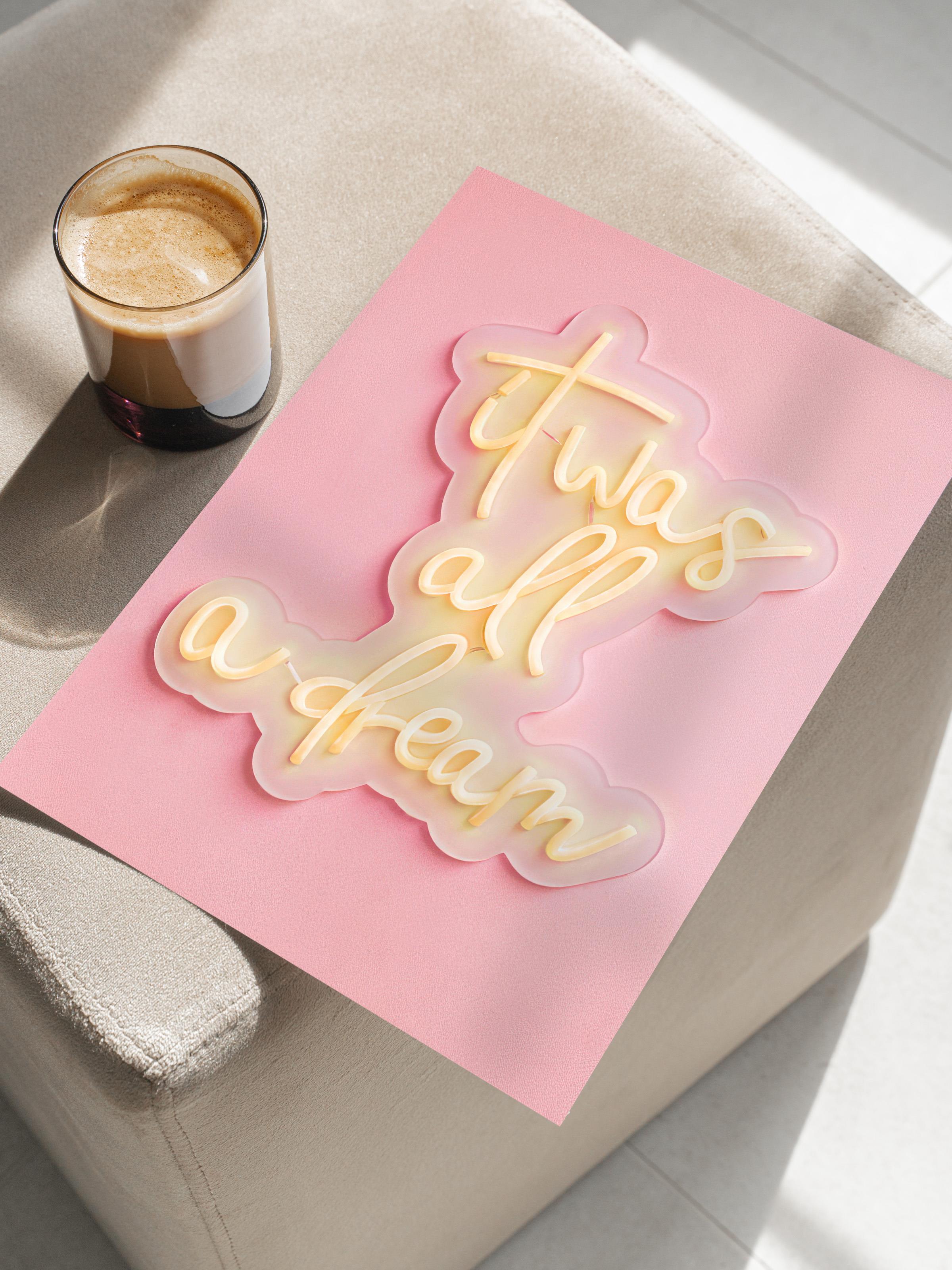 It Was All a Dream Poster, Çerçevesiz Duvar Posteri, Dikey Duvar Tablosu Comfort Serisi NO:108486