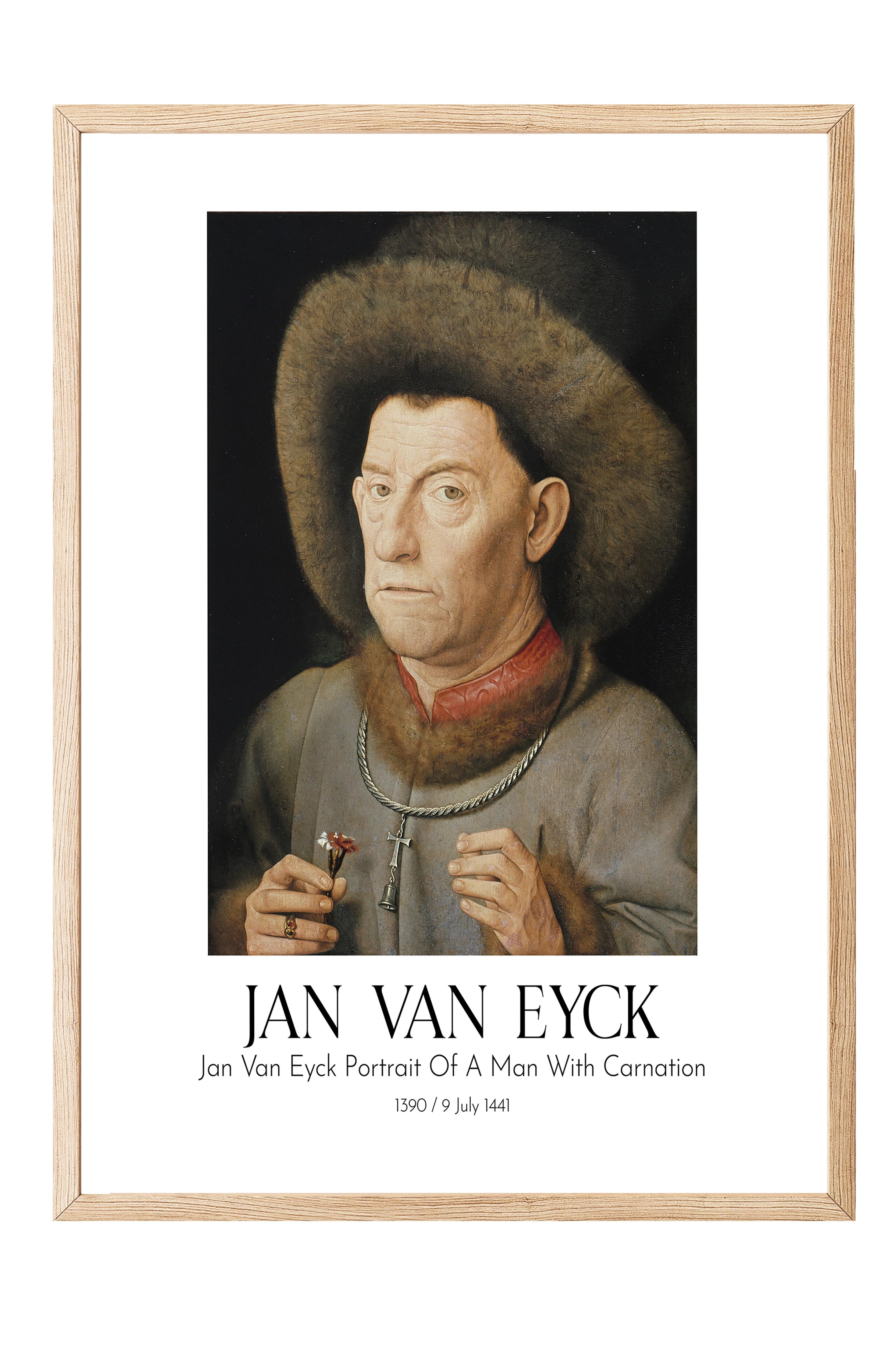Jan Van Eyck, Ahşap Çerçeveli Tablo, Sanat Serisi NO:112134