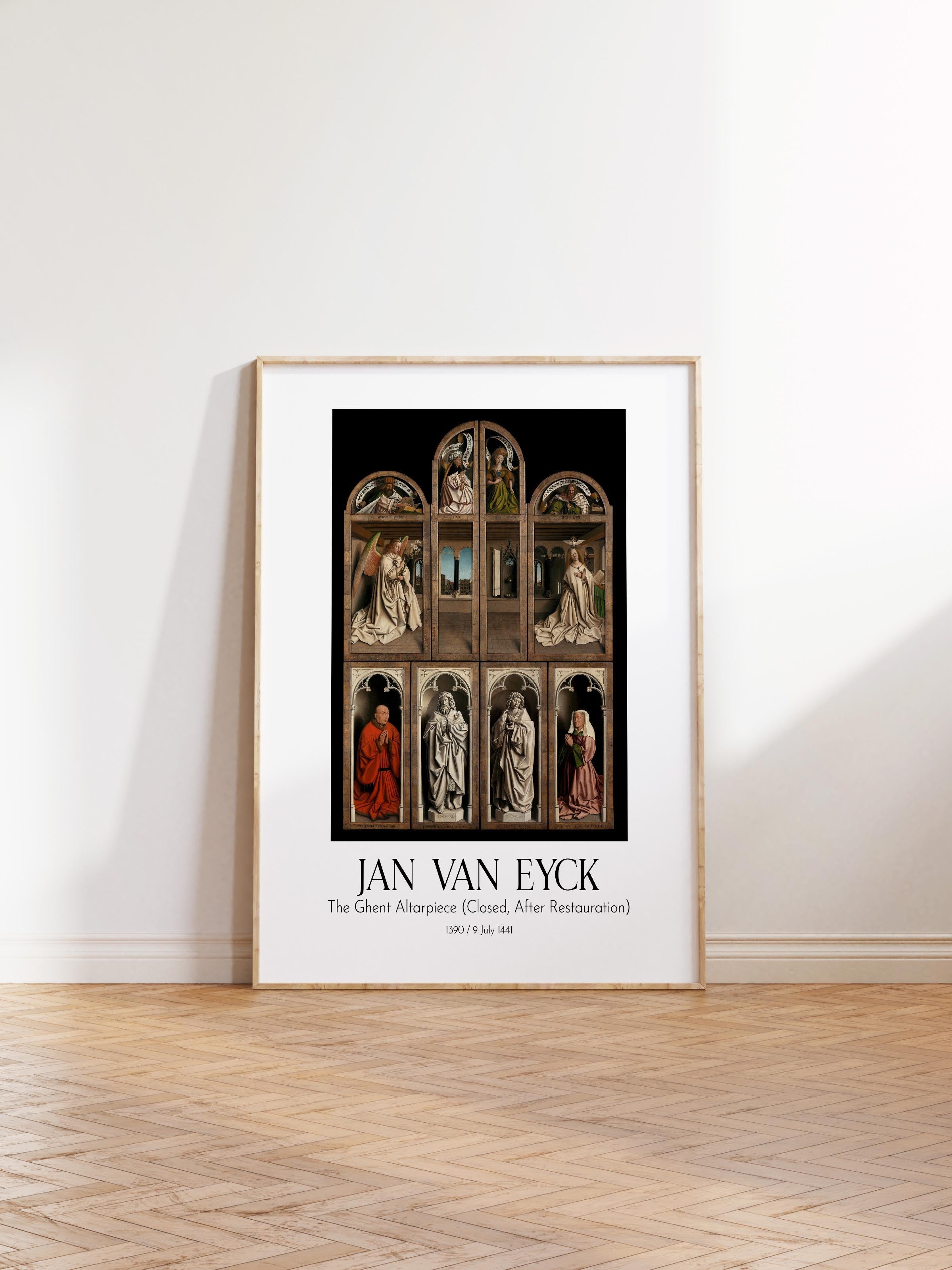 Jan Van Eyck, Ahşap Çerçeveli Tablo, Sanat Serisi NO:112158