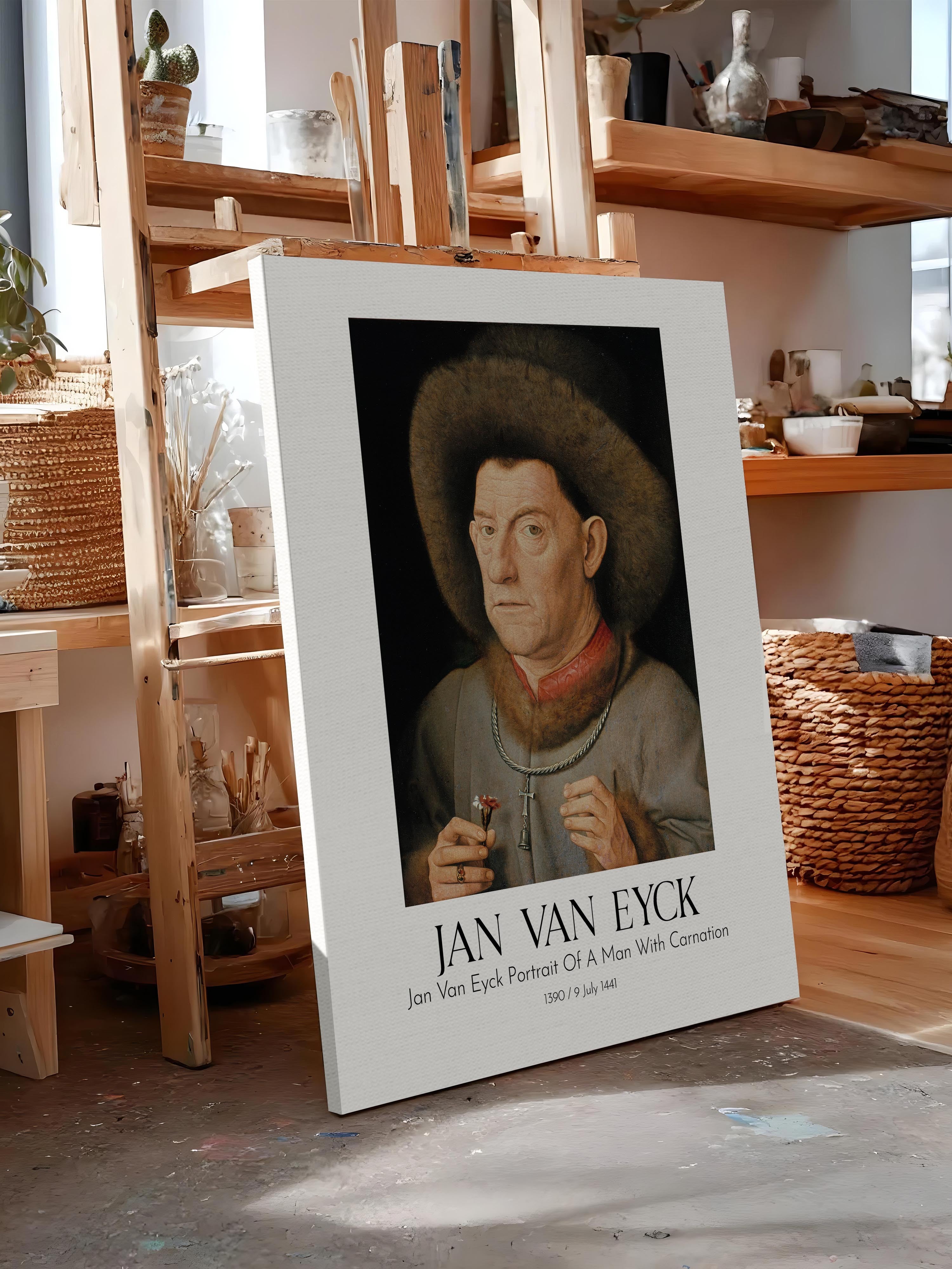 Jan Van Eyck, Kanvas Tablo, Sanat Serisi NO:112134